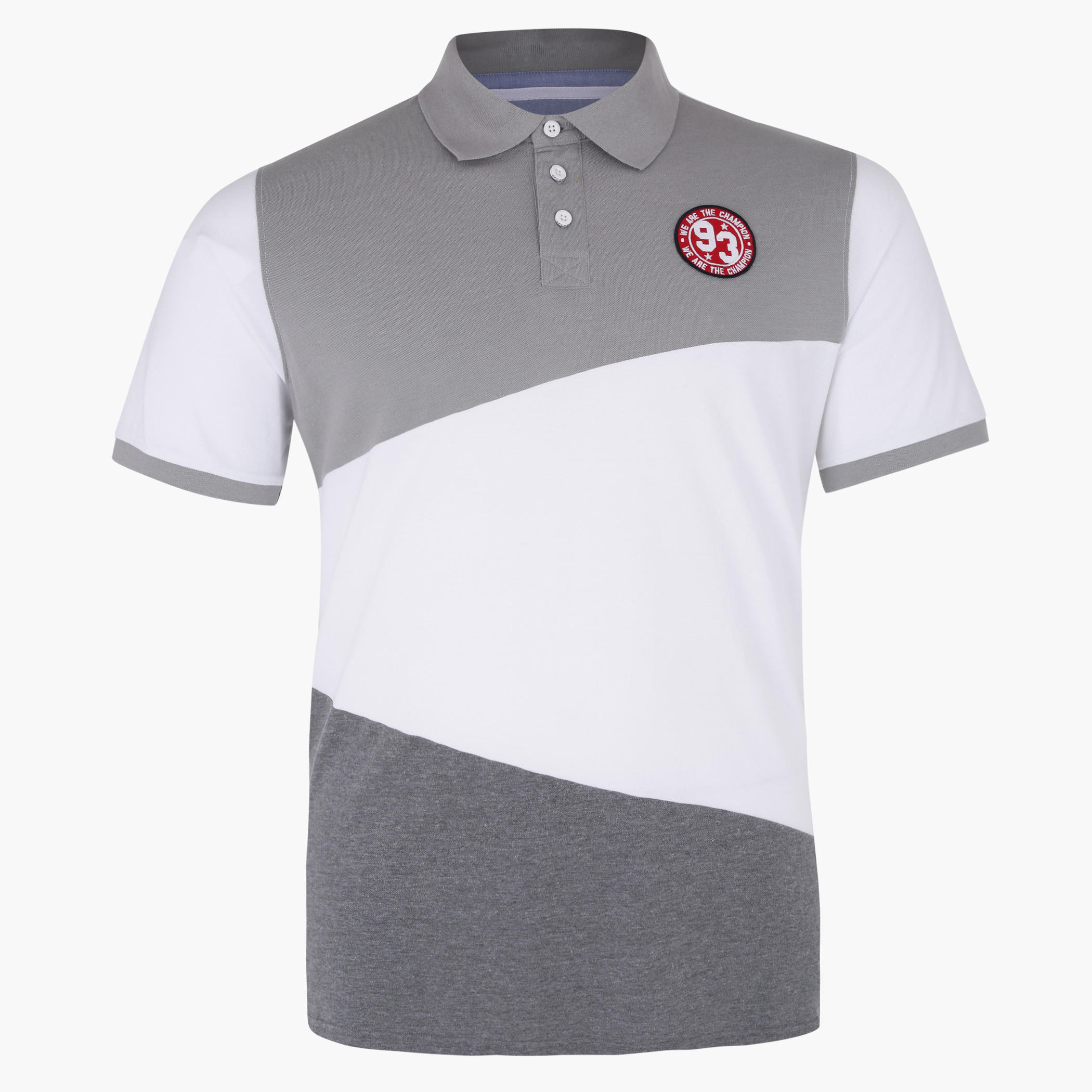 Printed Short Sleeves T-Shirt with Polo Neck-men-clothing-tshirtsandpolos-tshirts-image-1