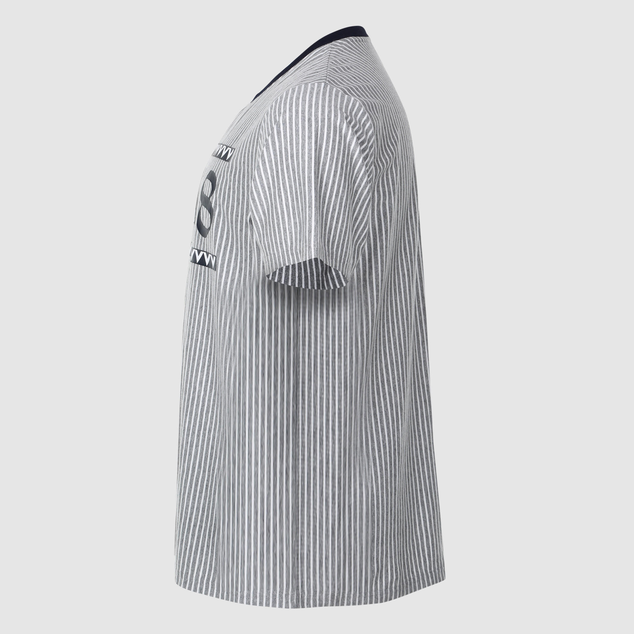 تيشيرت مقلّم بياقة ضيّقة وأكمام قصيرة-men-clothing-tshirtsandpolos-tshirts-image-3