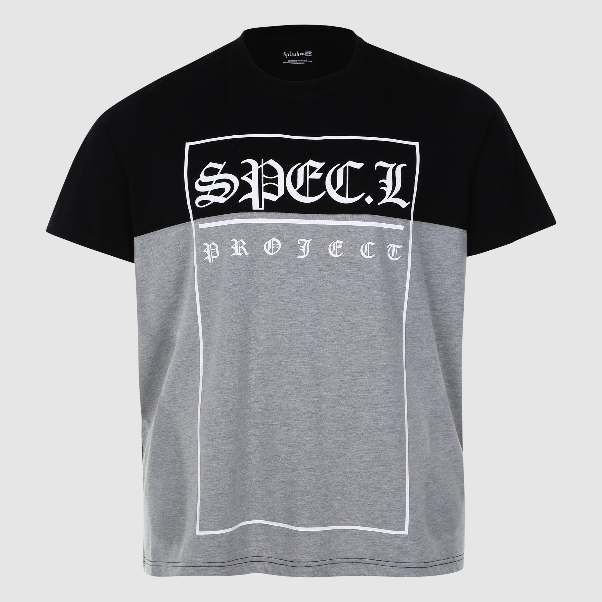 Printed Crew Neck T-Shirt with Short Sleeves-men-clothing-tshirtsandpolos-tshirts-image-1