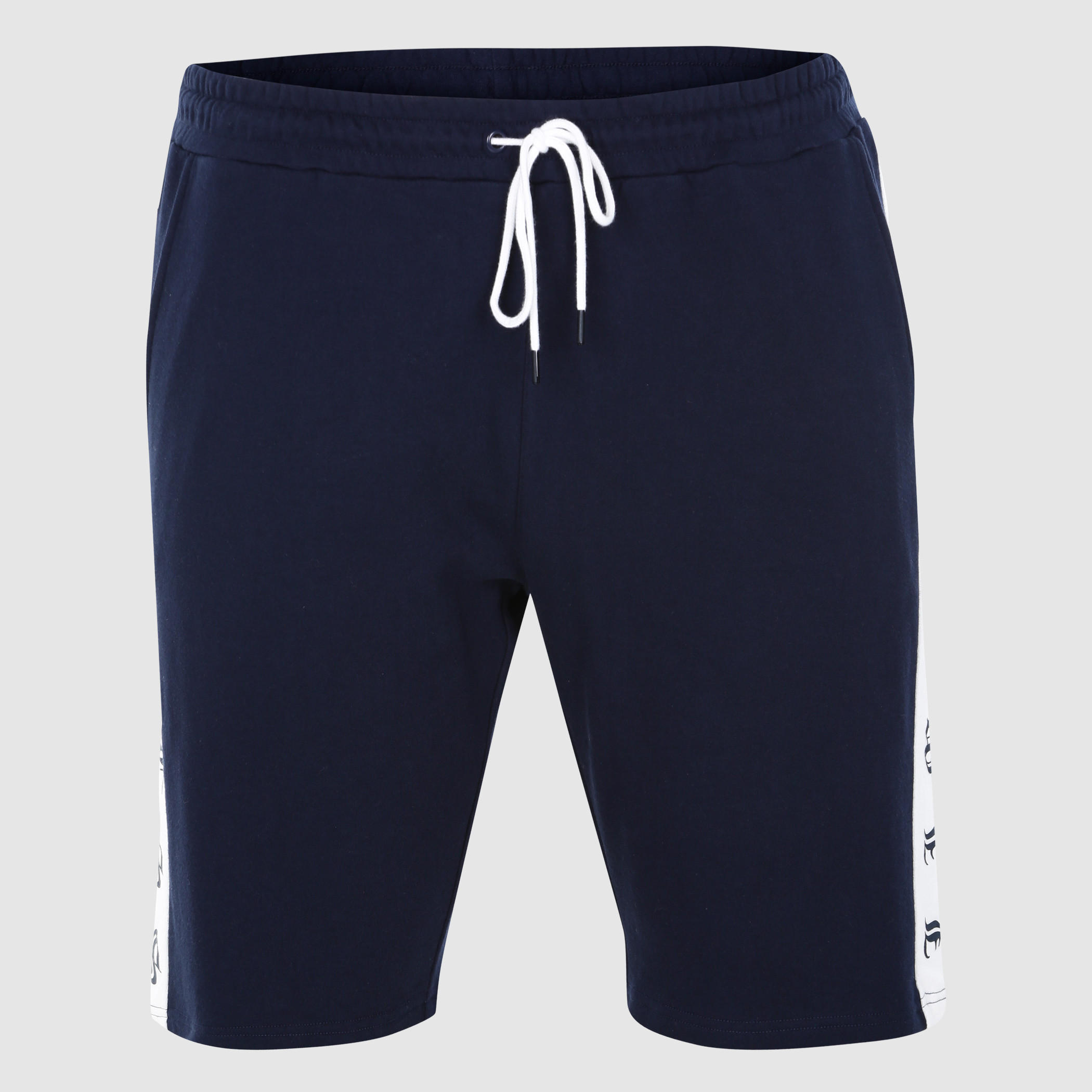 Tape Detail Shorts with Elasticised Waistband-men-clothing-bottoms-shorts-image-1