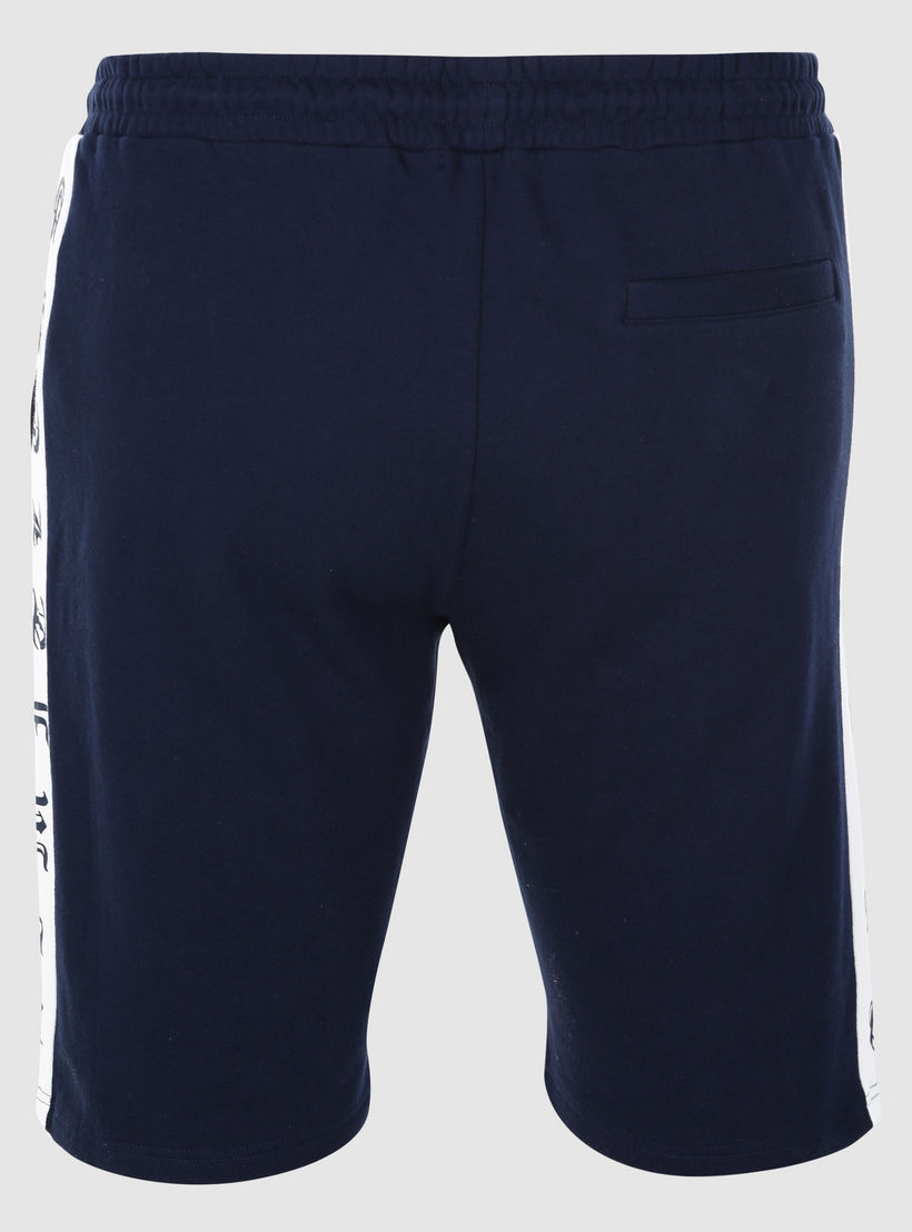 Tape Detail Shorts with Elasticised Waistband-men-clothing-bottoms-shorts-image-2