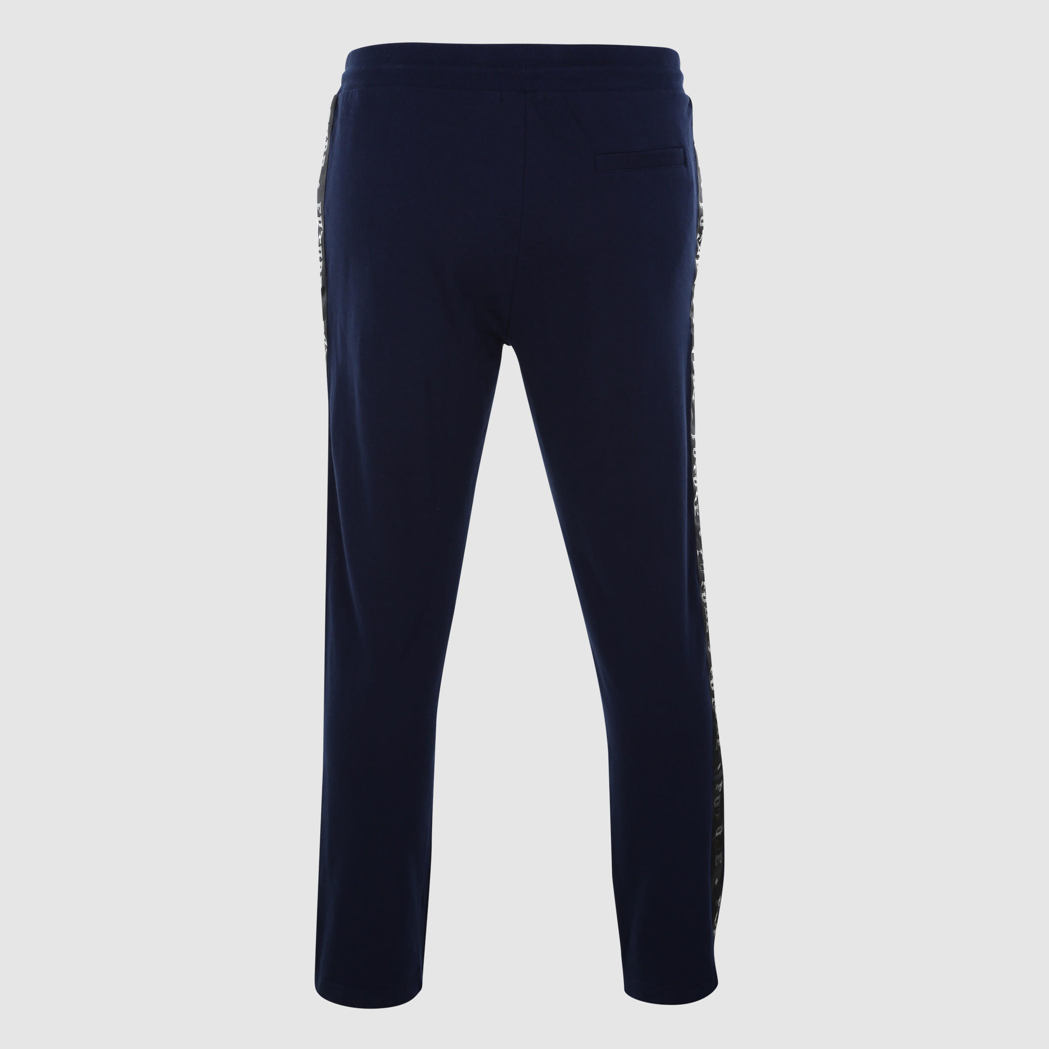 بنطال رياضي طويل بخصر مطاطي وشريط جانبي-men-clothing-bottoms-trousersandchinos-trousers-image-2