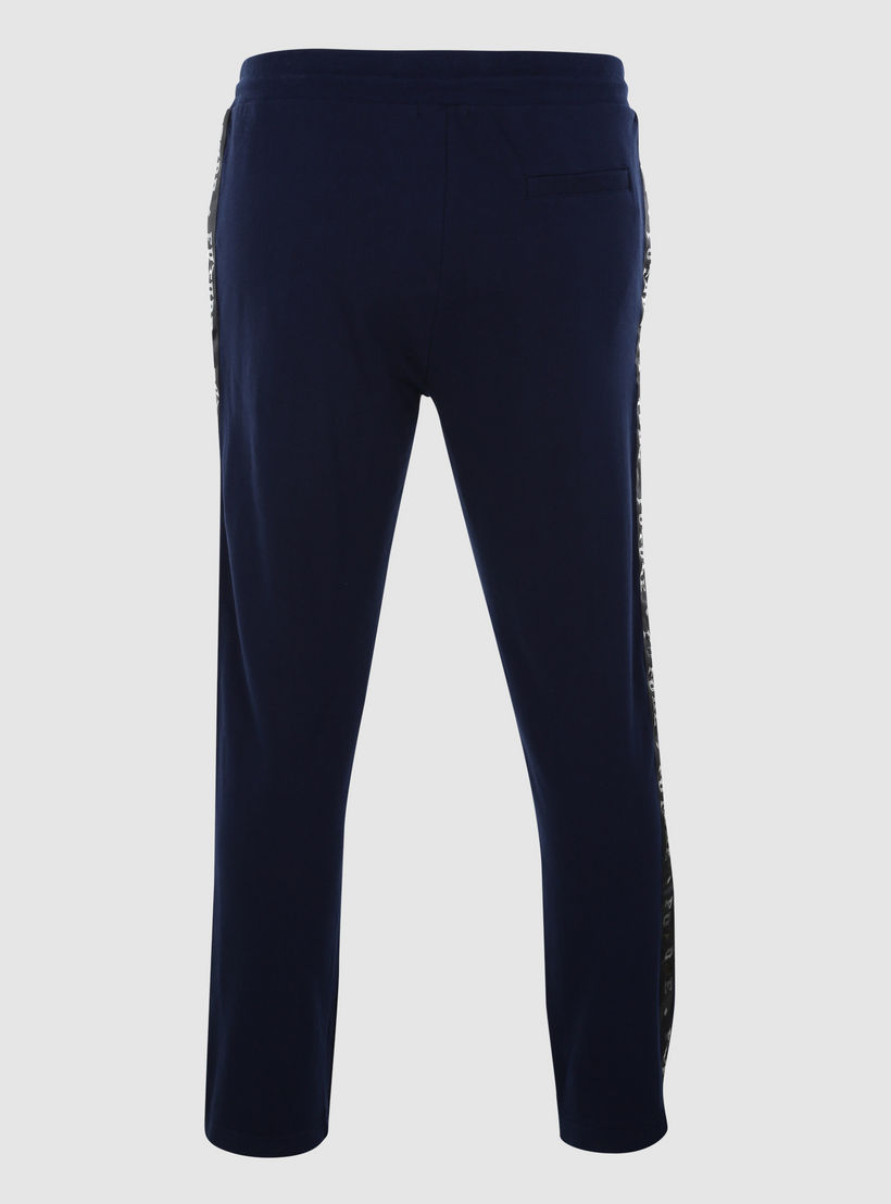 بنطال رياضي طويل بخصر مطاطي وشريط جانبي-men-clothing-bottoms-trousersandchinos-trousers-image-2