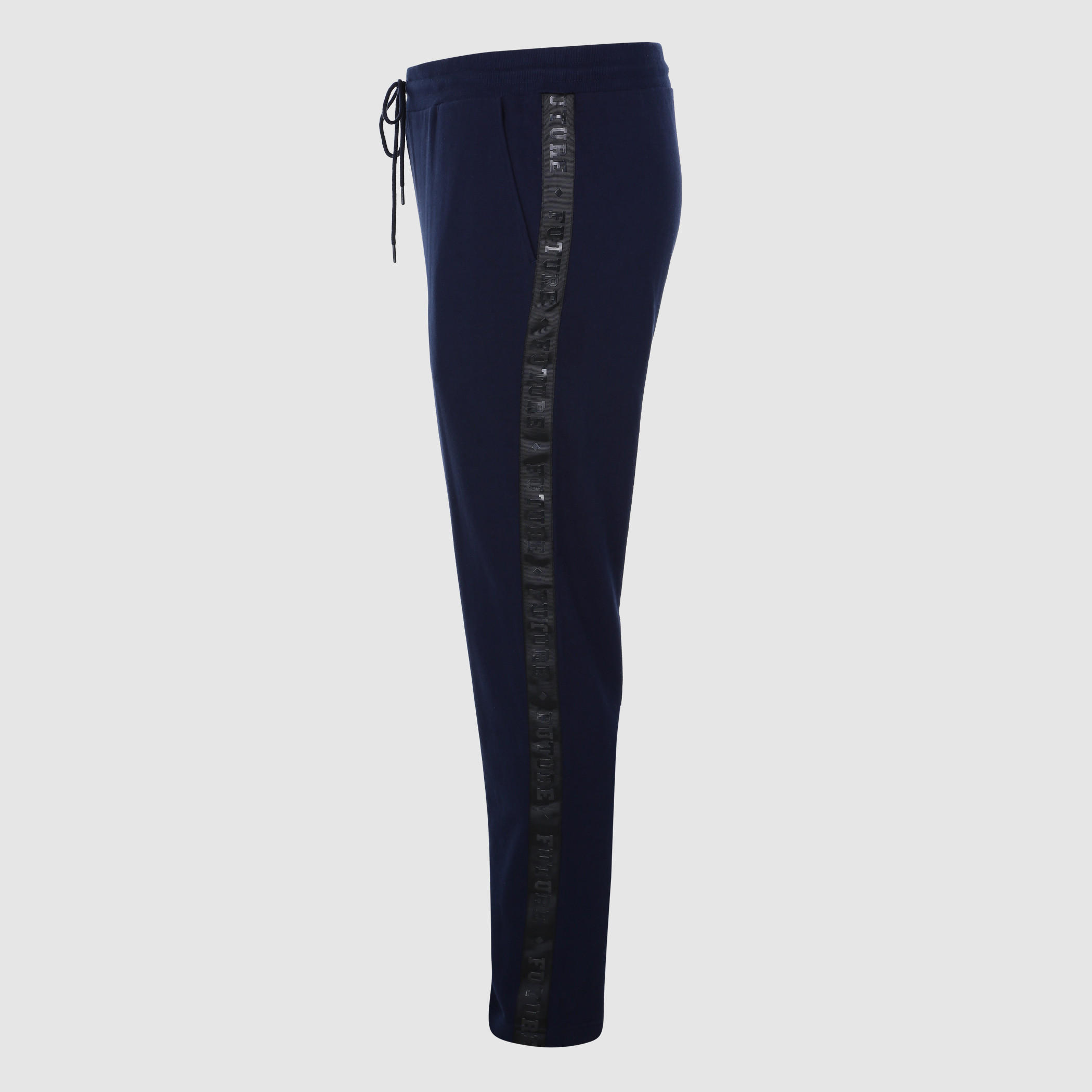 بنطال رياضي طويل بخصر مطاطي وشريط جانبي-men-clothing-bottoms-trousersandchinos-trousers-image-3