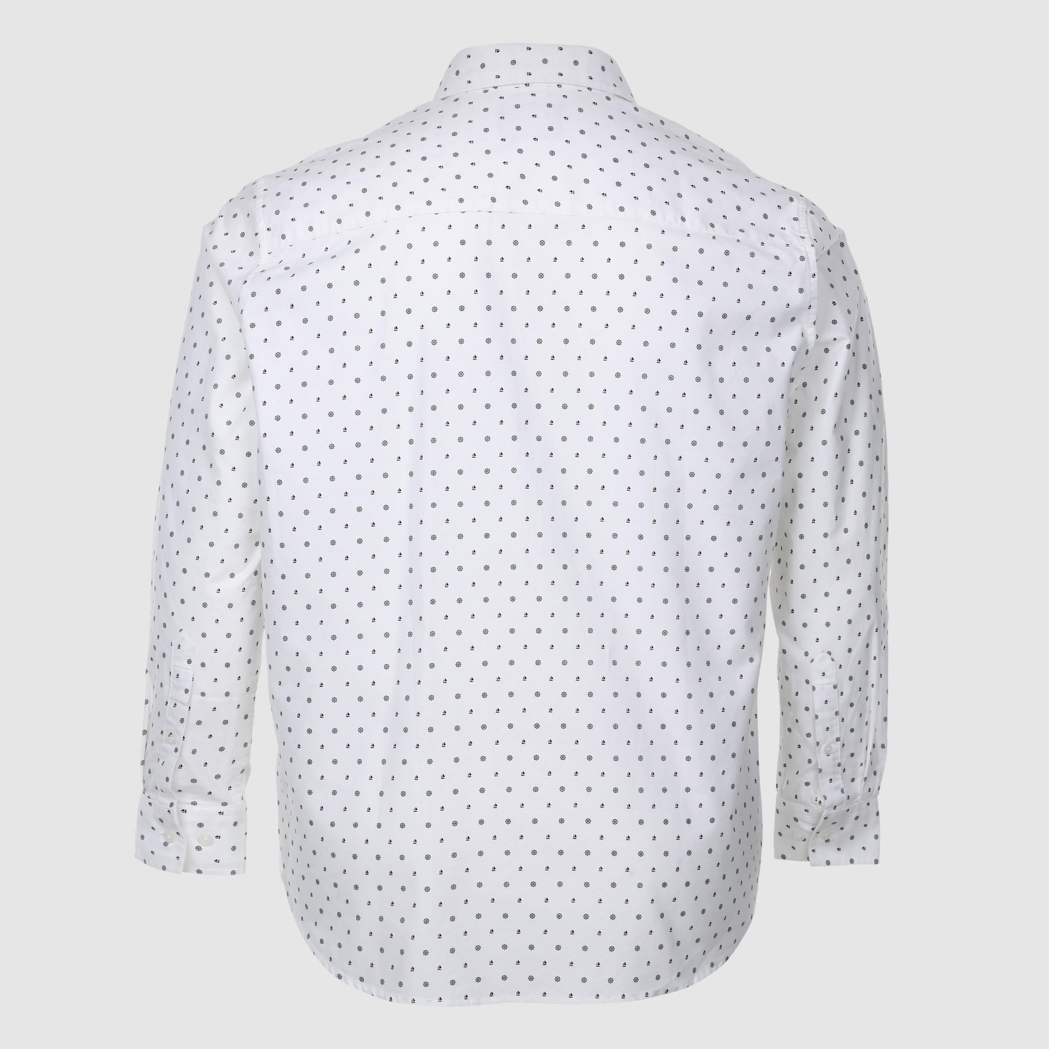 Printed Shirt with Long Sleeves and Complete Placket-men-clothing-shirts-image-2