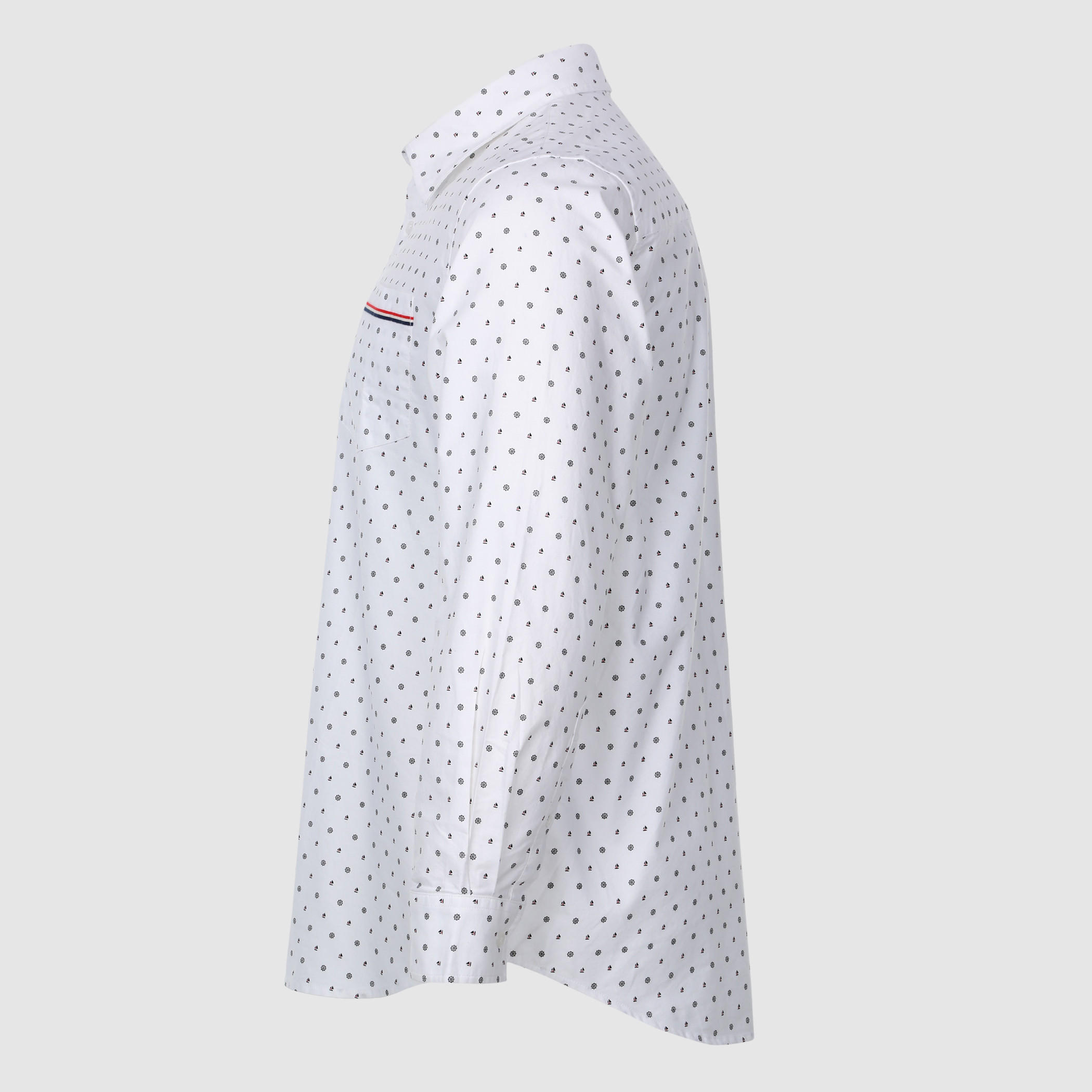 Printed Shirt with Long Sleeves and Complete Placket-men-clothing-shirts-image-3
