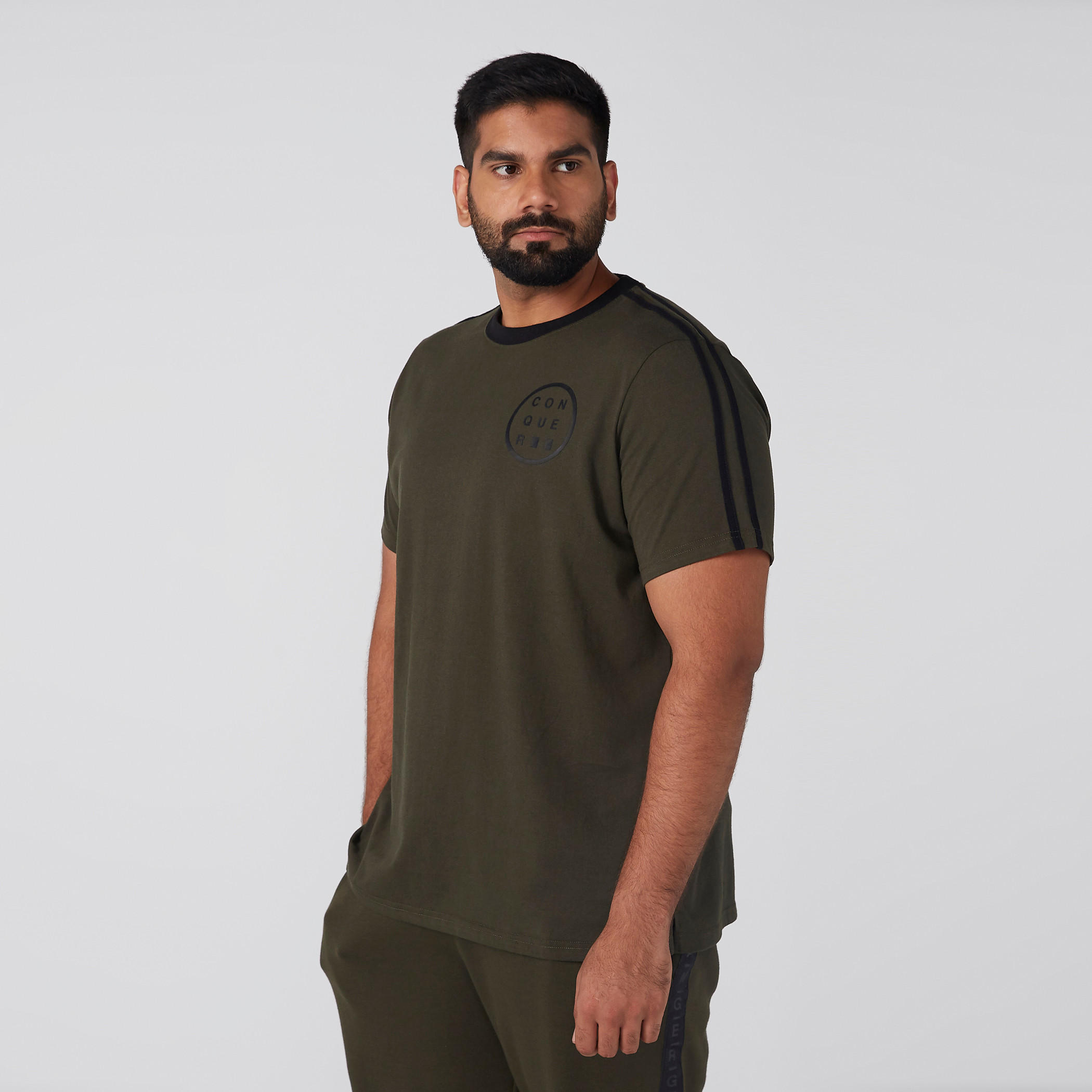 Round Neck T-Shirt with Short Sleeves-men-clothing-tshirtsandpolos-tshirts-image-1