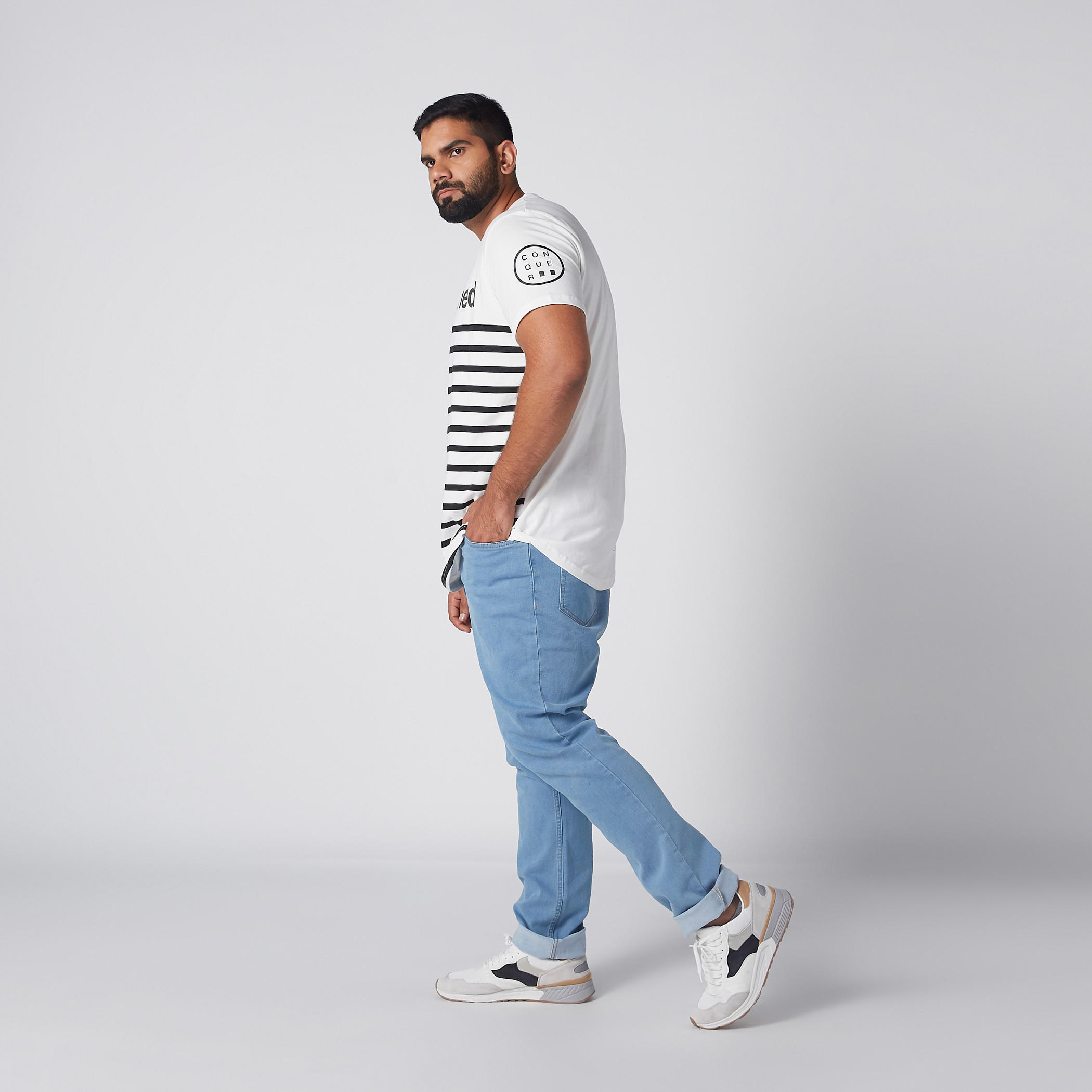 Striped T-Shirt with Round Neck and Short Sleeves-men-clothing-tshirtsandpolos-tshirts-image-4