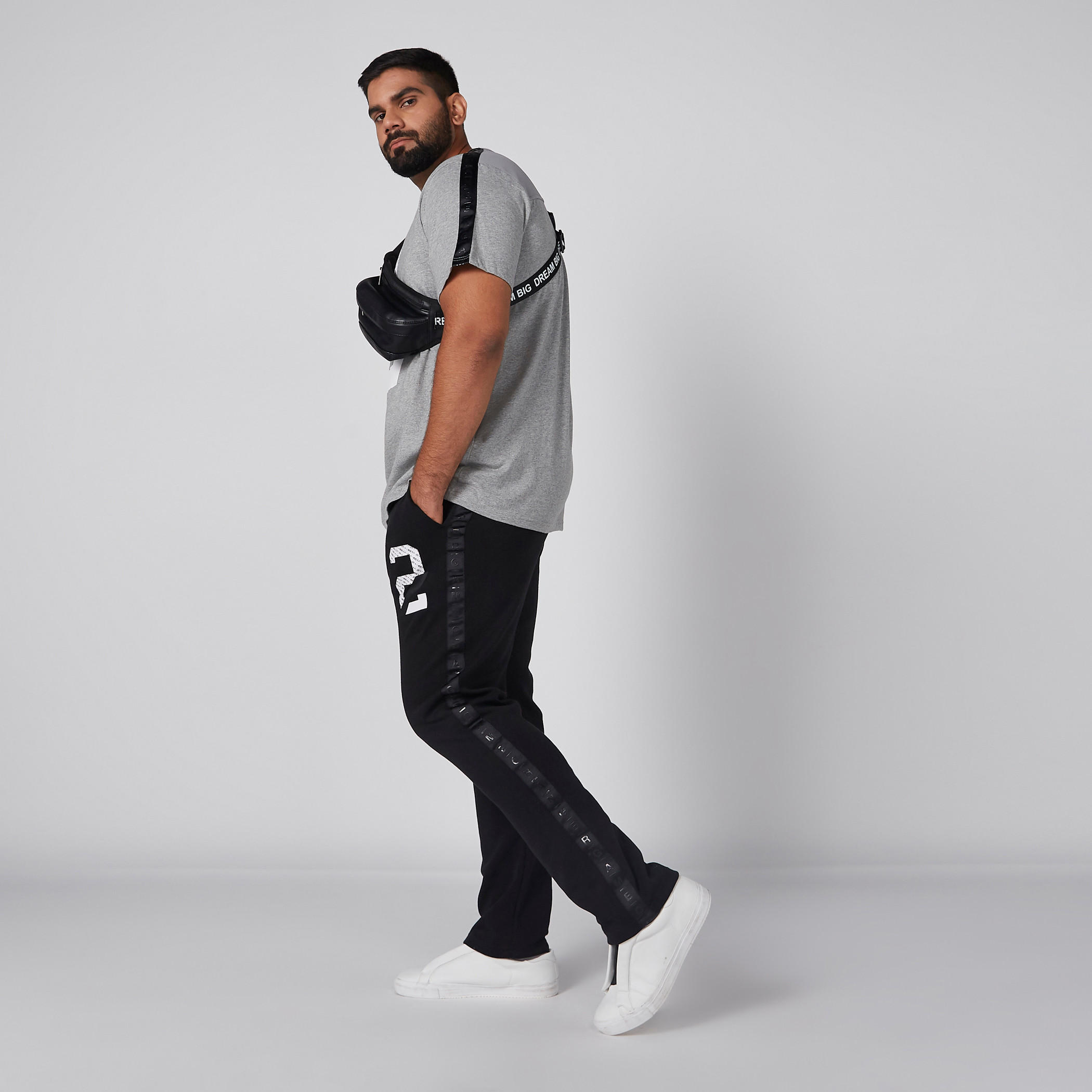 Printed Full Length Pants with Drawstring and Pocket Detail-men-clothing-bottoms-joggers-image-4
