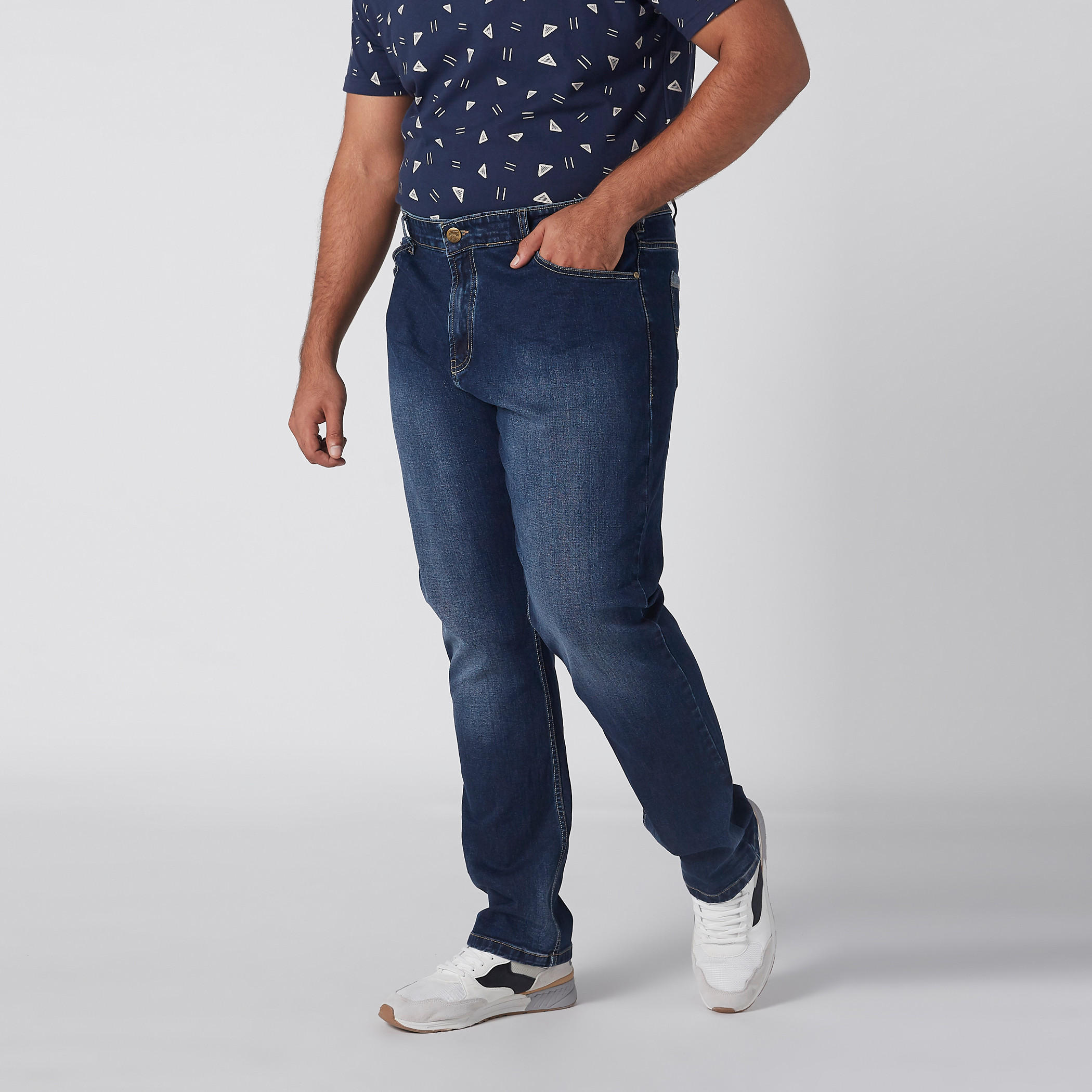 Full Length Jeans with Button Closure and Pocket Detail-men-clothing-bottoms-jeans-image-1