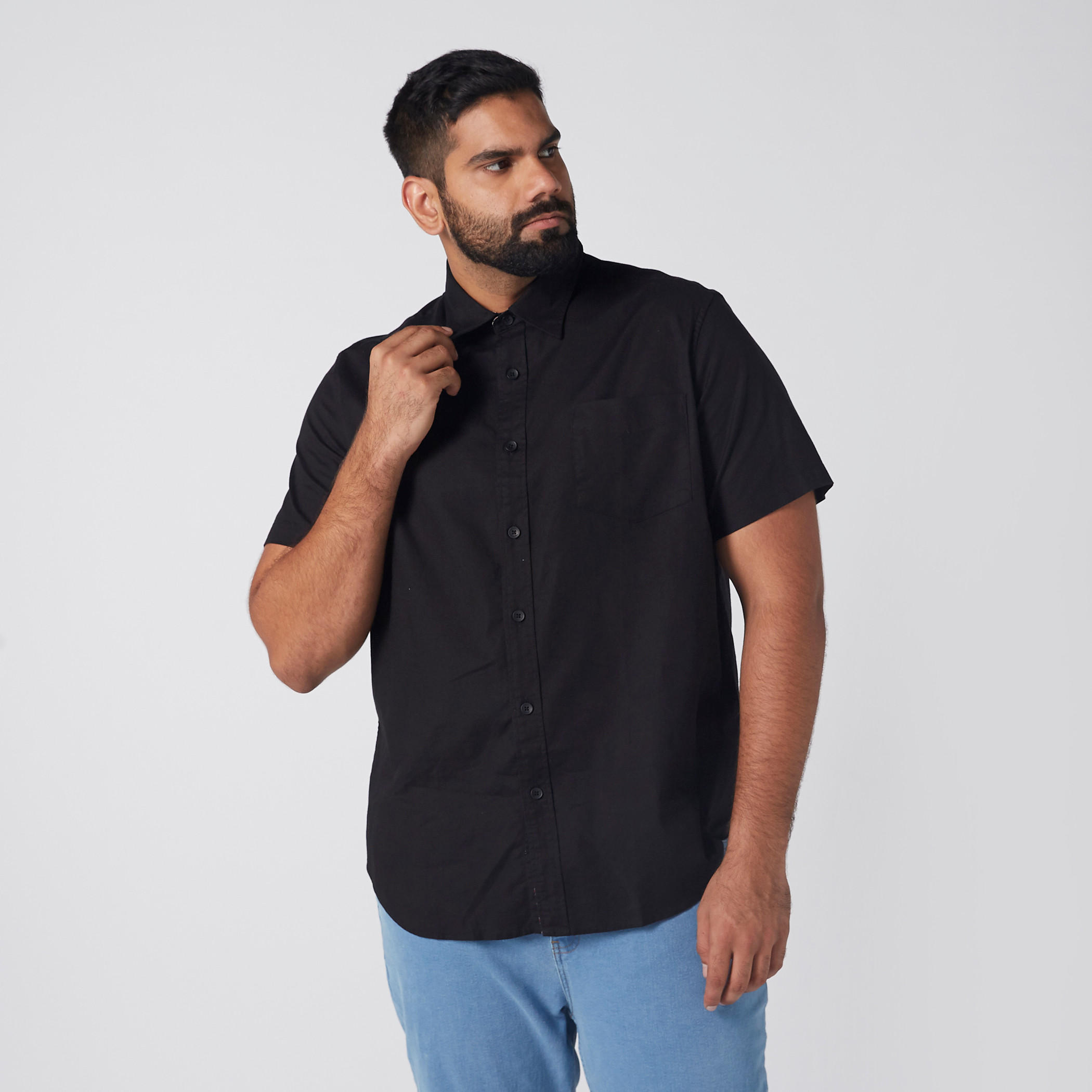 قميص بأكمام قصيرة وأزرار-men-clothing-shirts-image-1