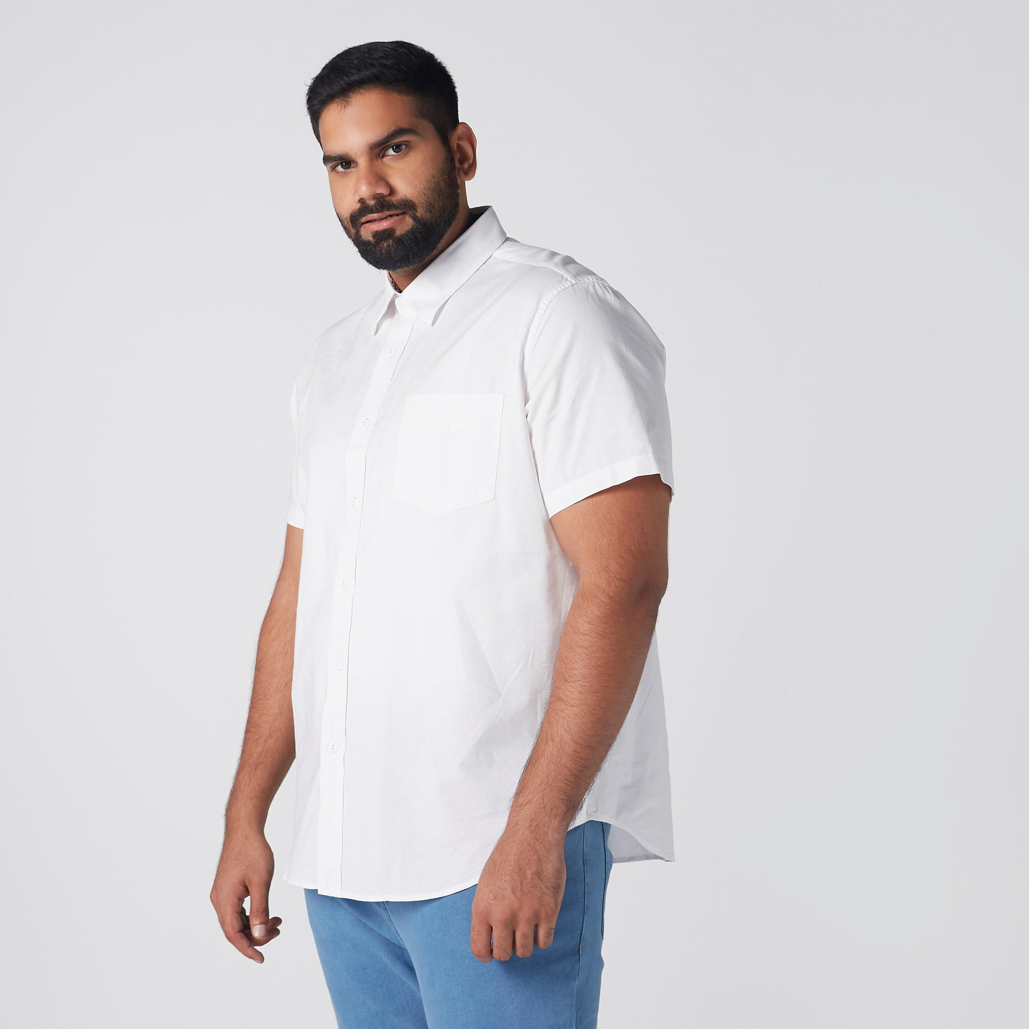 Short Sleeves Shirt with Complete Placket-men-clothing-shirts-image-3