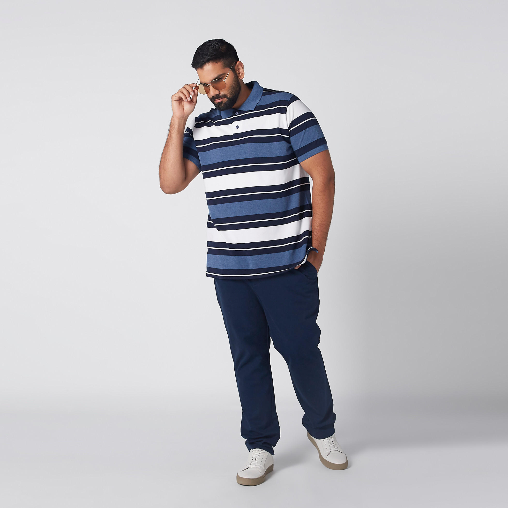 بنطال شينو طويل بزر إغلاق وجيوب-men-clothing-bottoms-trousersandchinos-trousers-image-3