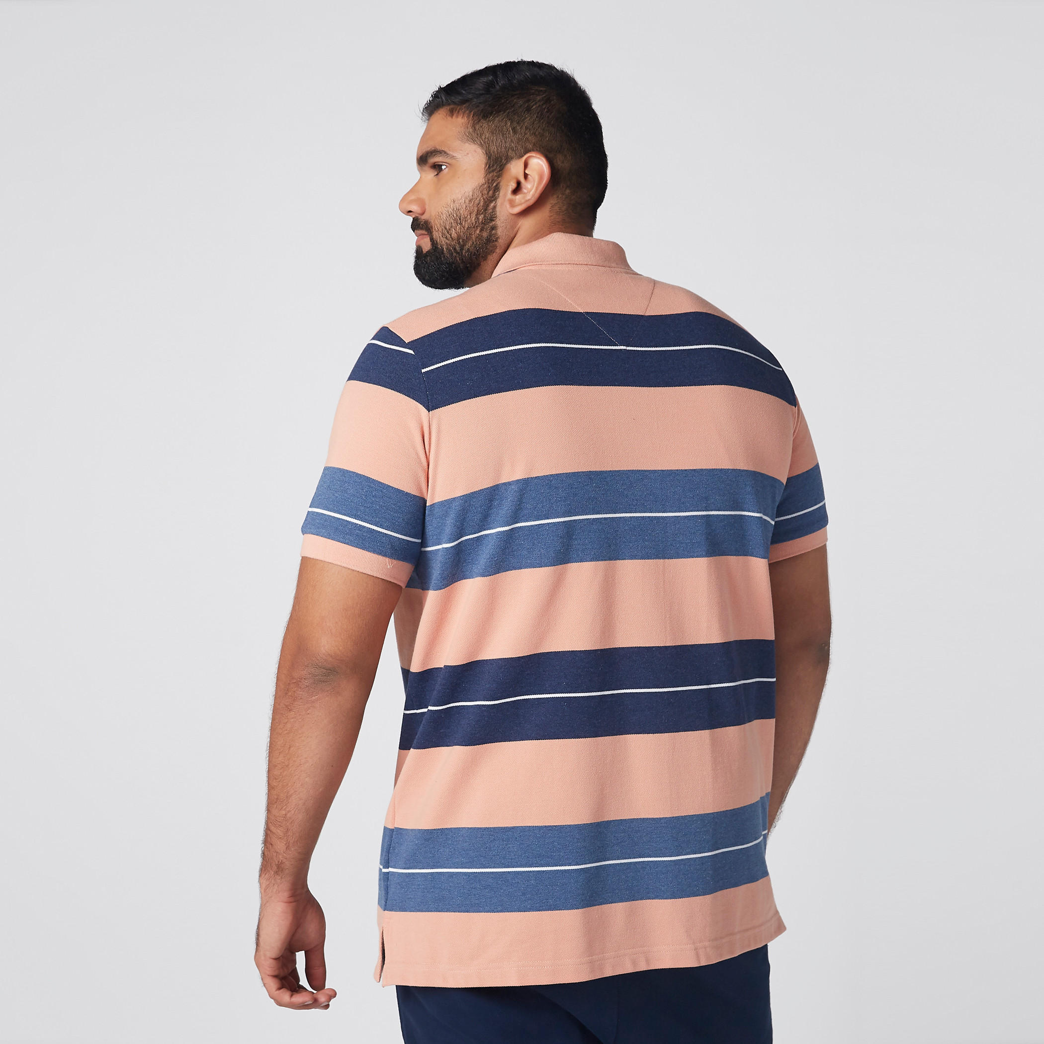 تيشيرت مقلّم بياقة بولو وأكمام قصيرة-men-clothing-tshirtsandpolos-polos-image-3