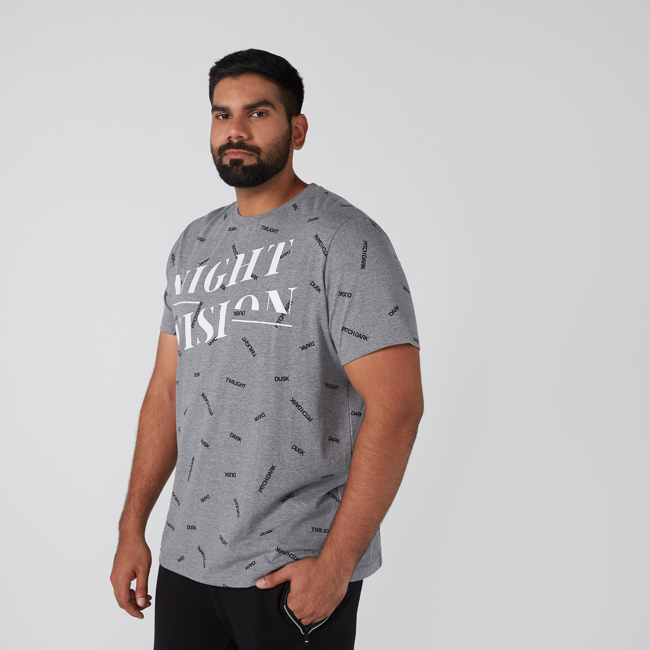Printed T-Shirt with Short Sleeves-men-clothing-tshirtsandpolos-tshirts-image-1