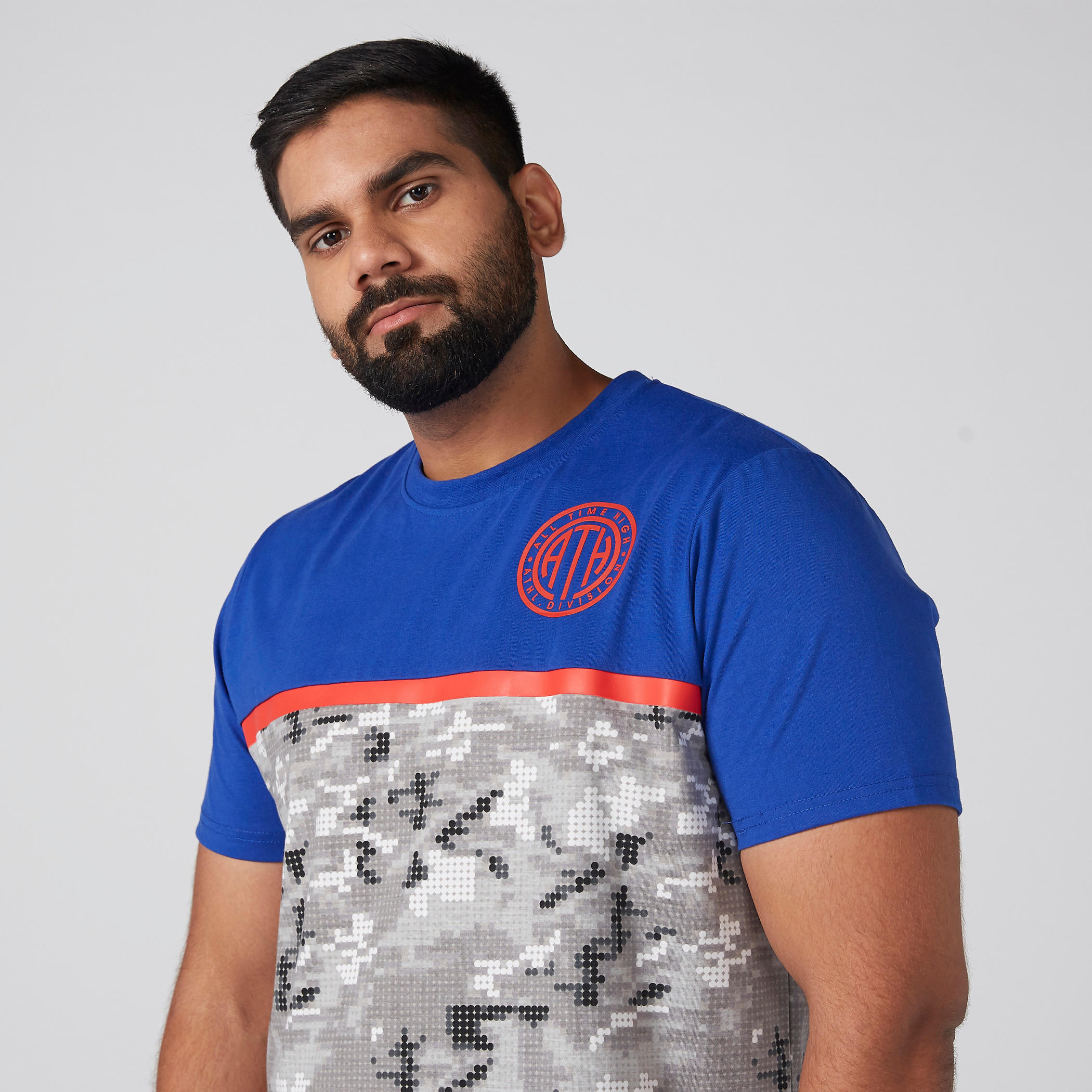 Printed T-Shirt with Crew Neck and Short Sleeves-men-clothing-tshirtsandpolos-tshirts-image-4