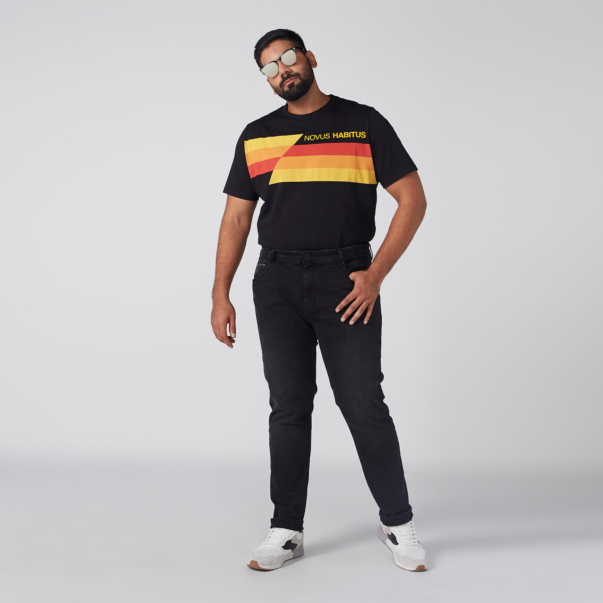 Full Length Jeans with Button Closure-men-clothing-bottoms-jeans-image-1