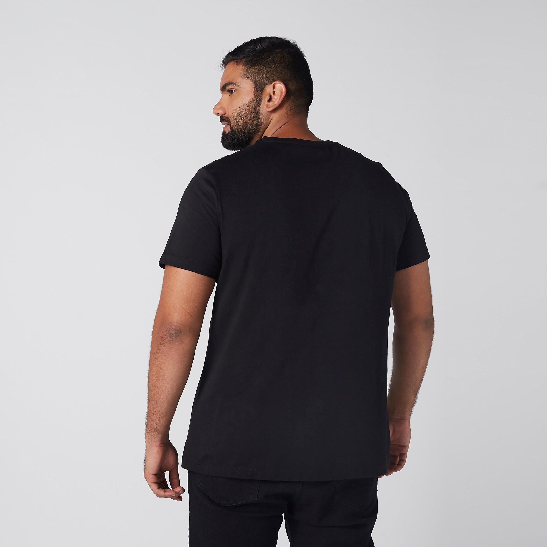 Printed T-Shirt with Crew Neck and Short Sleeves-men-clothing-tshirtsandpolos-tshirts-image-3