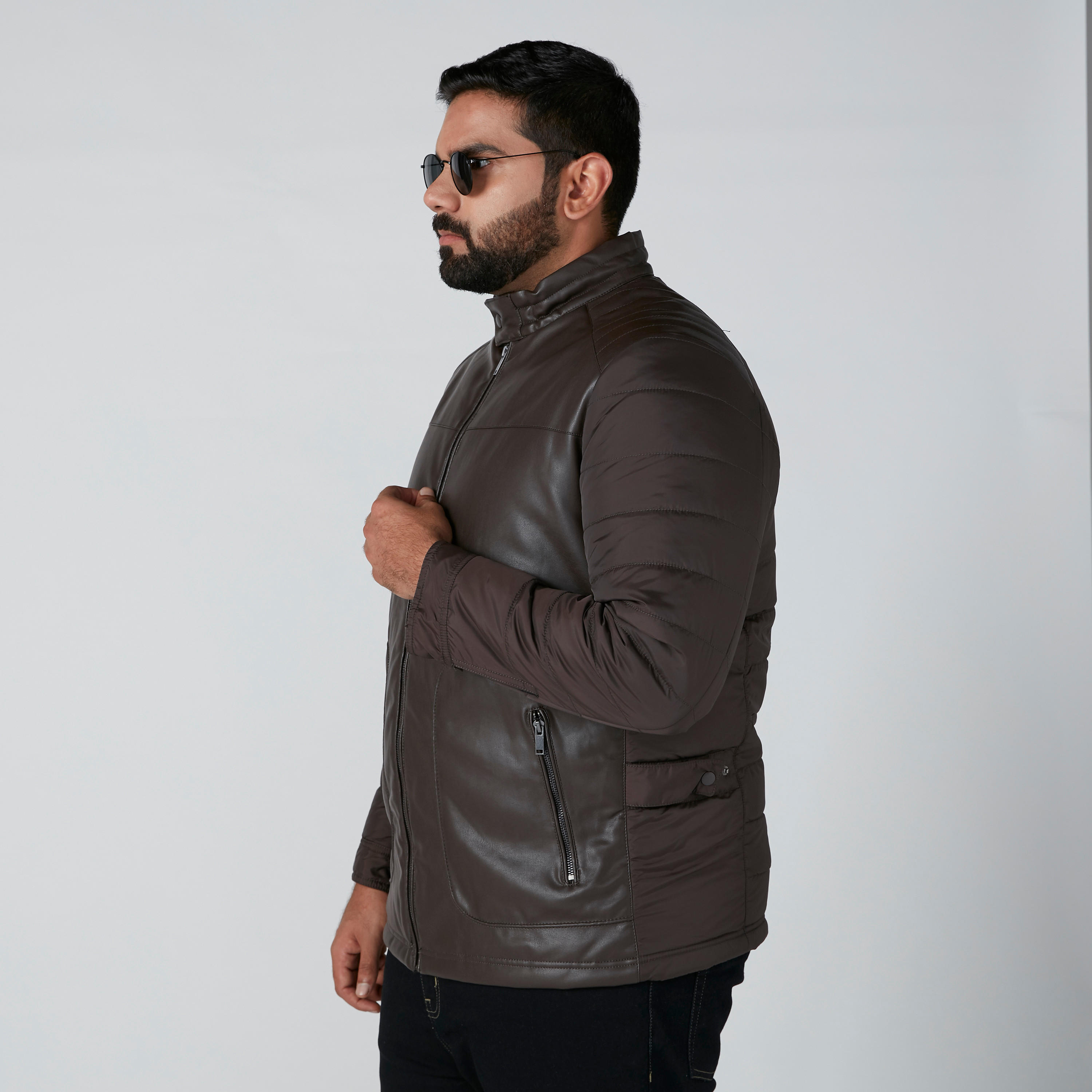 Textured Jacket in Regular Fit with Long Sleeves-men-clothing-jacketsandblazers-jackets-image-4