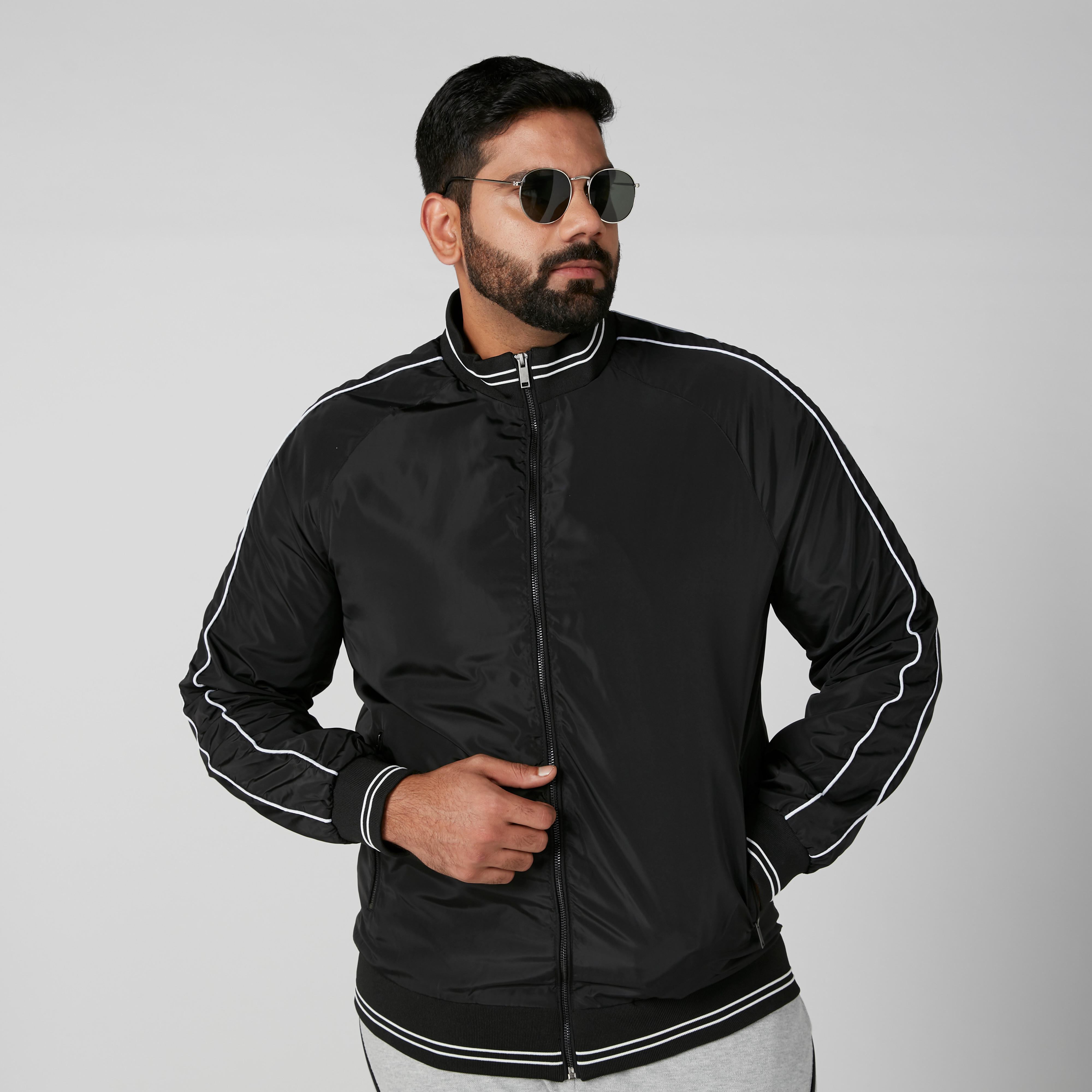 Textured Jacket in Regular Fit with Long Sleeves-men-clothing-jacketsandblazers-jackets-image-3