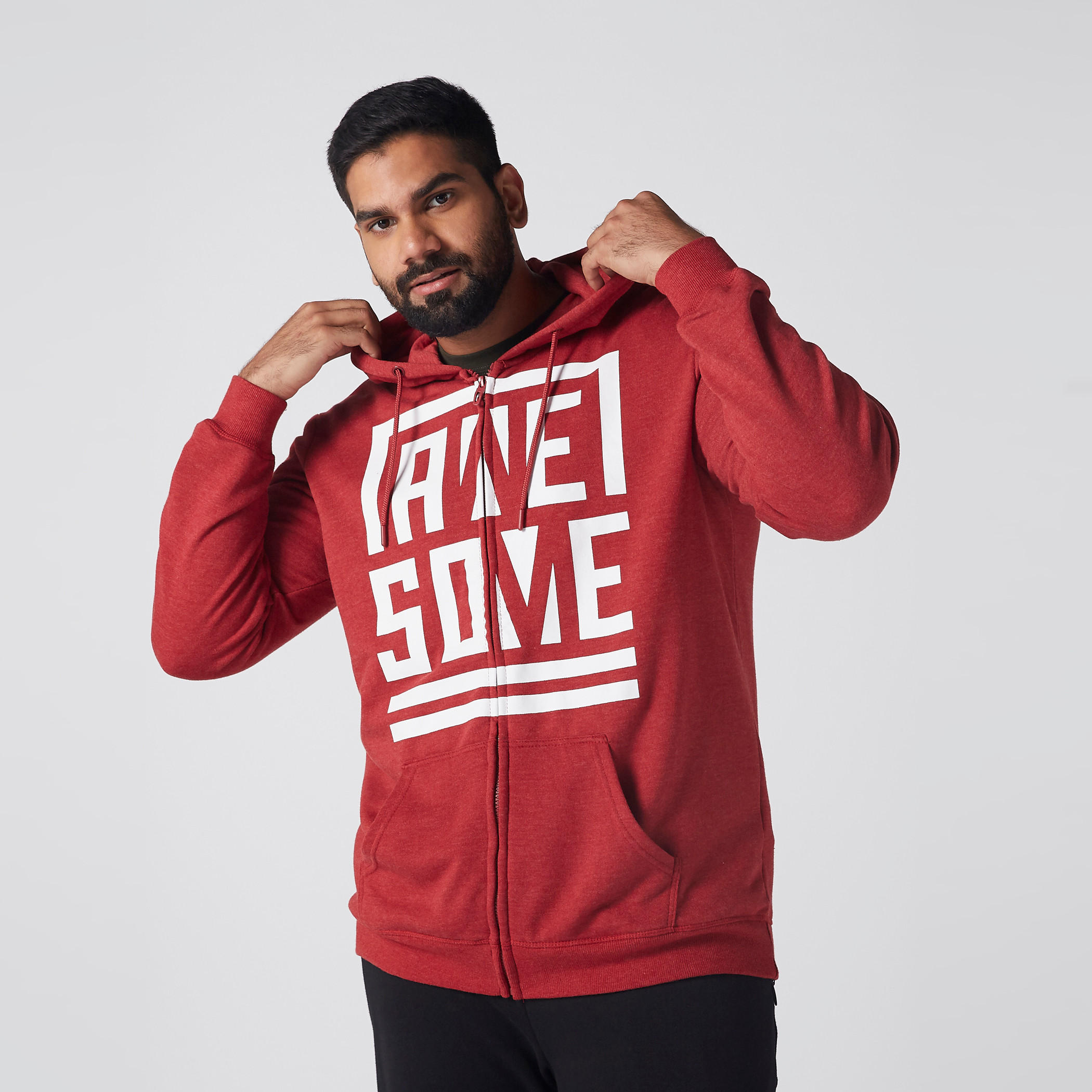 سويت شيرت بقبعة وأكمام طويلة وطبعات-men-clothing-jacketsandblazers-jackets-image-1