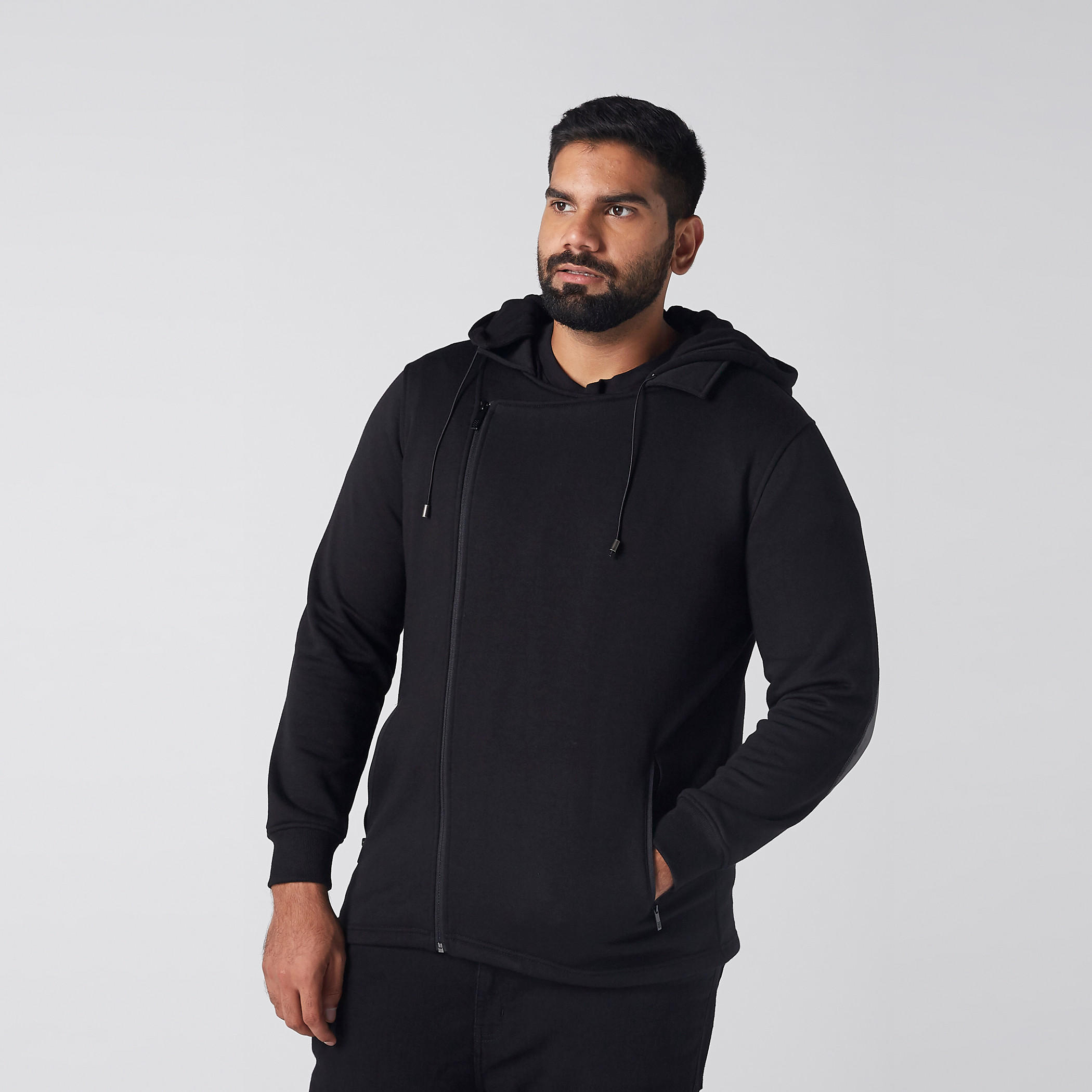 جاكيت بأكمام طويلة ورقعة على المرفق-men-clothing-jacketsandblazers-jackets-image-6