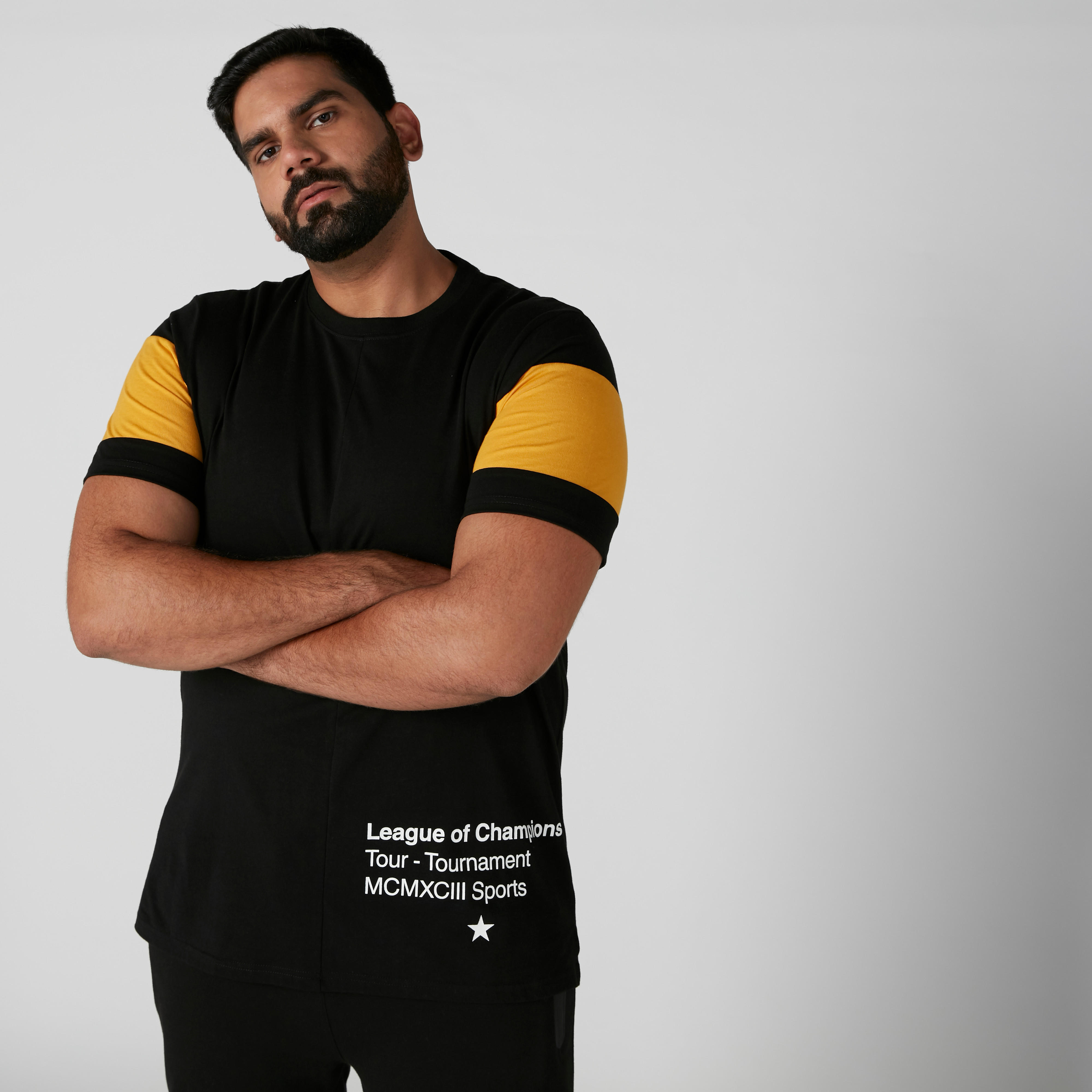 Printed T-Shirt in Regular Fit with Crew Neck-men-clothing-tshirtsandpolos-tshirts-image-1