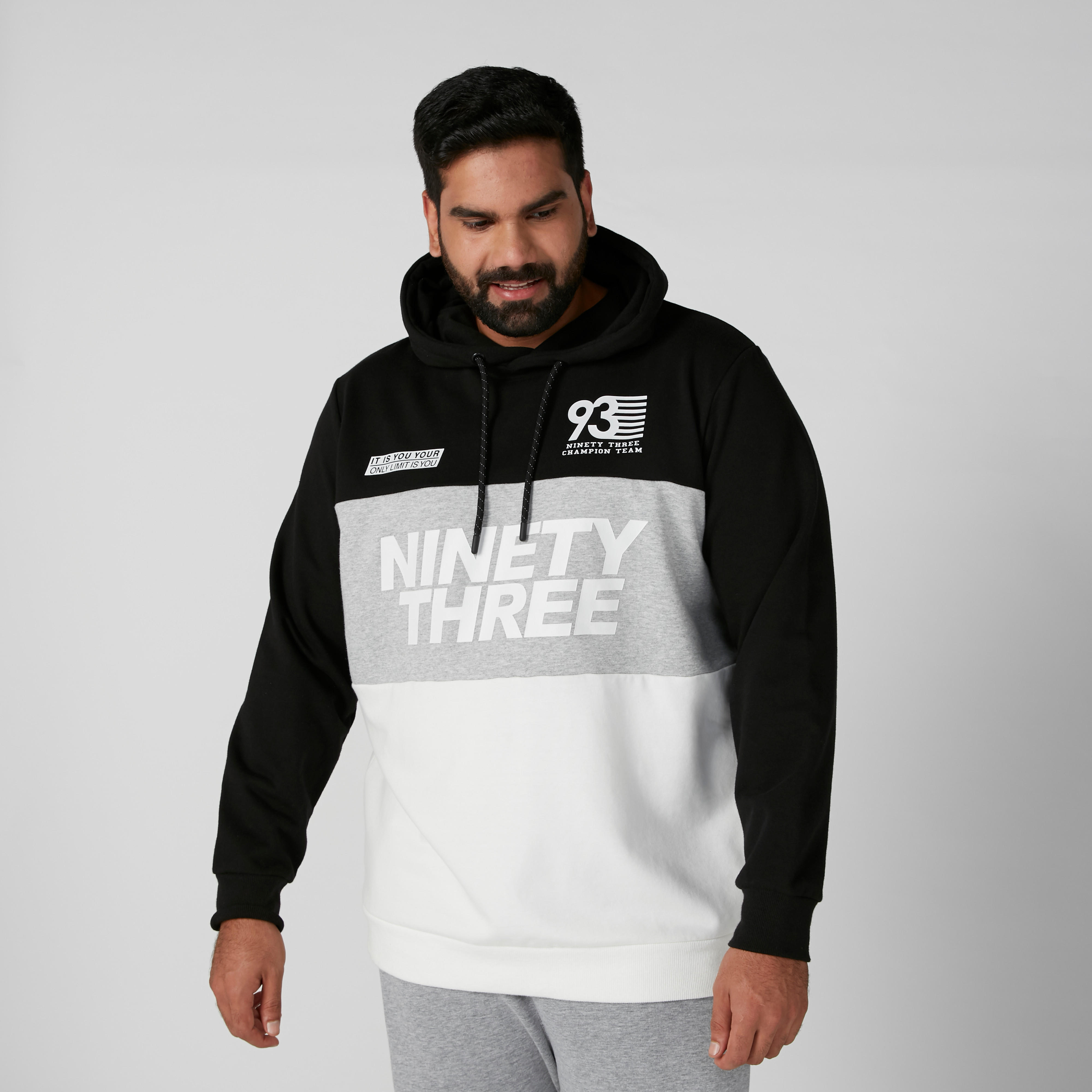 Printed Hoodie with Long Sleeves-men-winterwear-hoodiesandsweatshirts-image-2