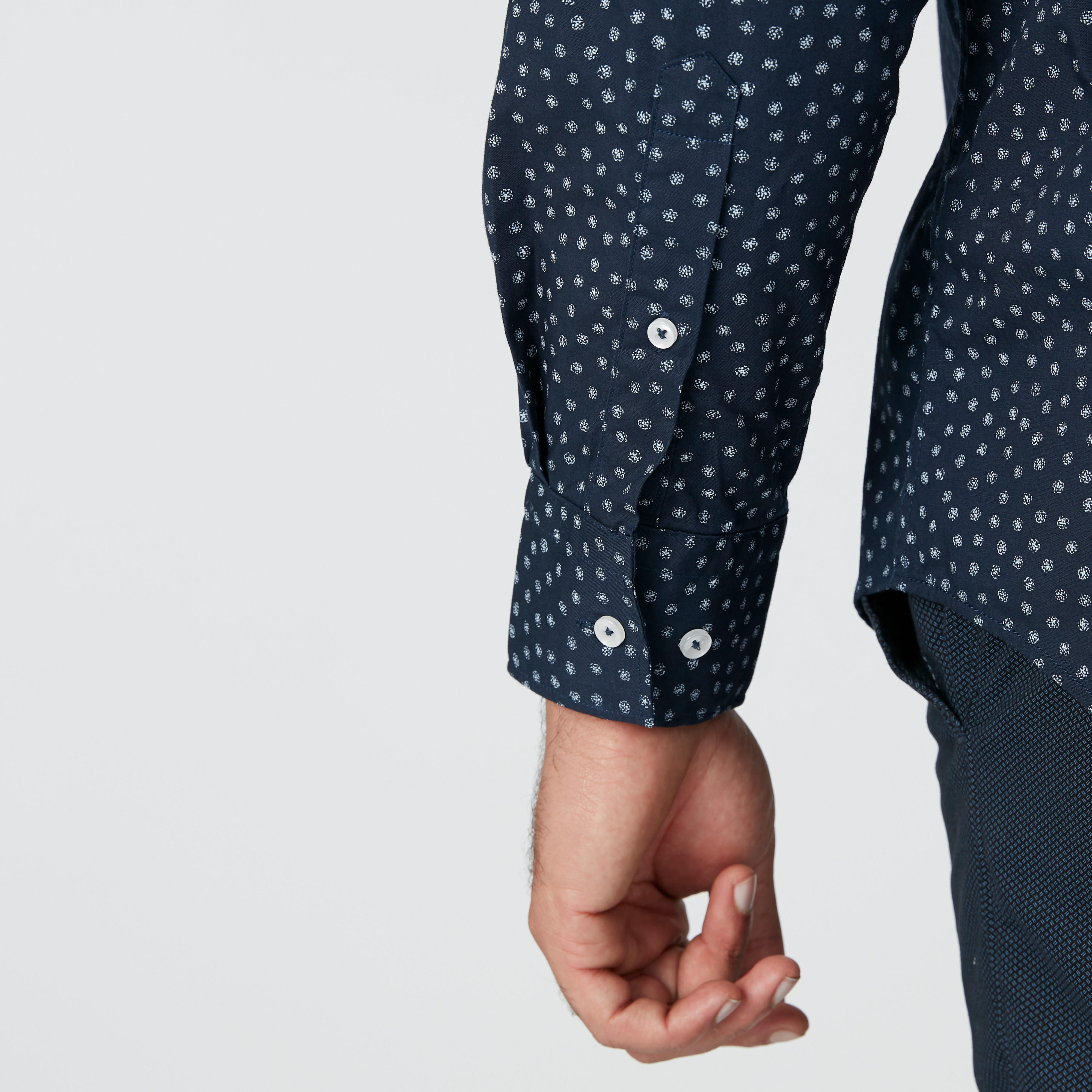 Printed Shirt with Long Sleeves and Patch Pocket-men-clothing-shirts-image-4