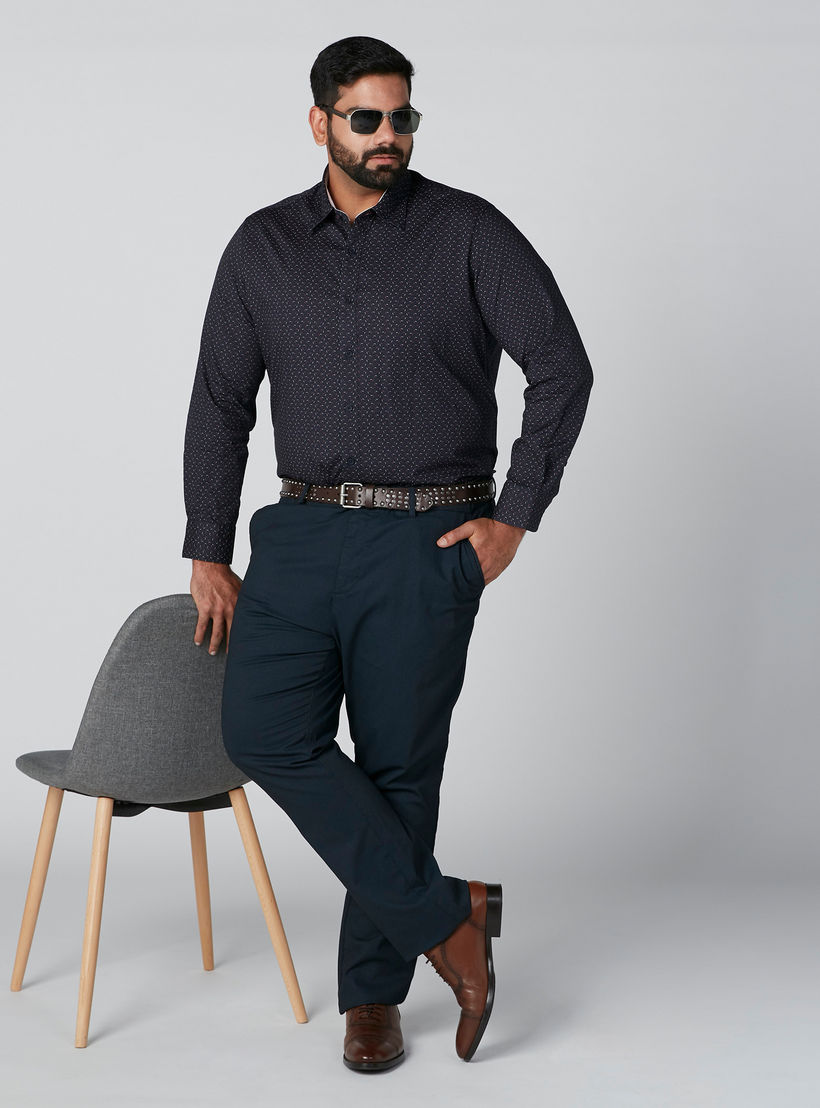 قميص بنقوش وأكمام طويلة-men-clothing-shirts-image-3