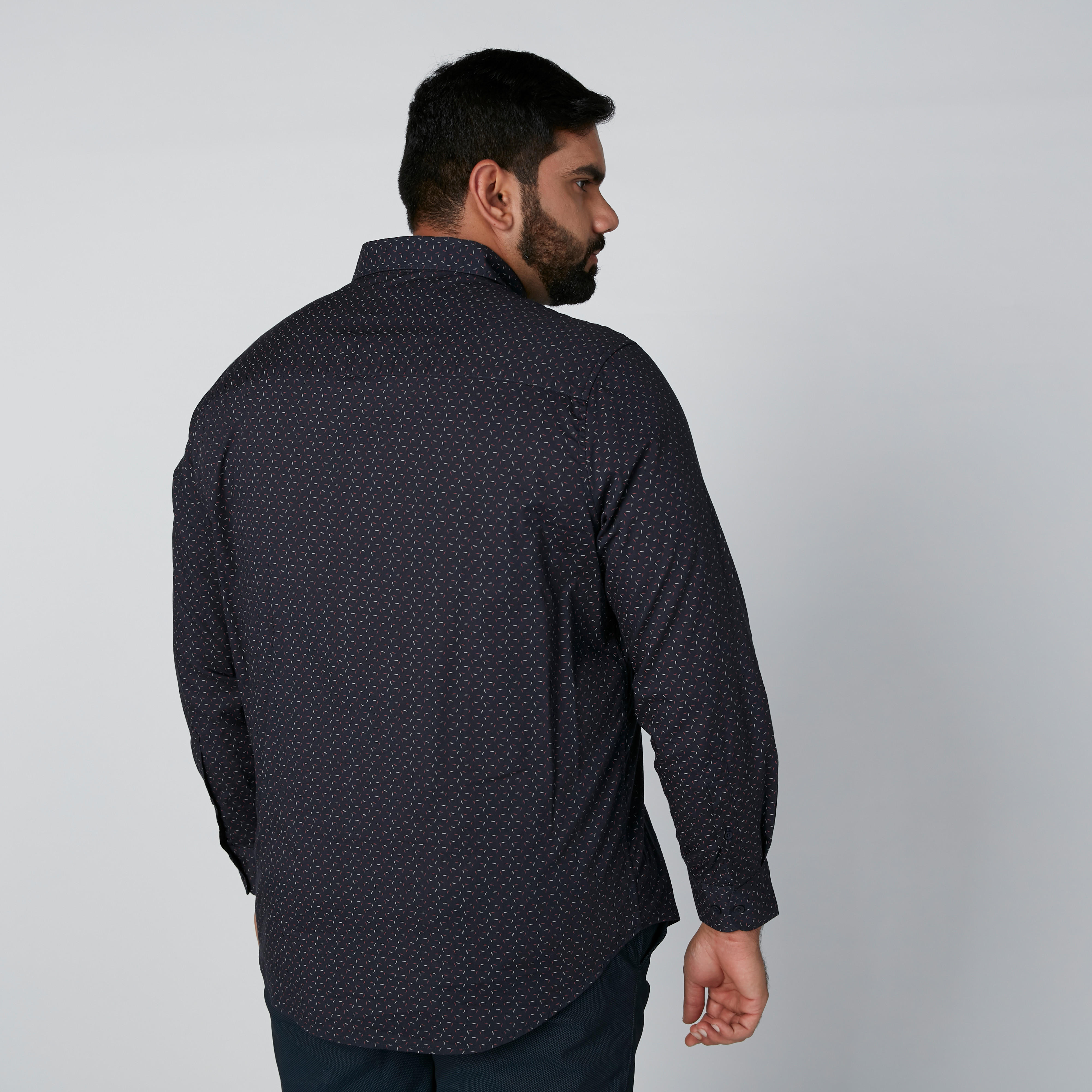 قميص بنقوش وأكمام طويلة-men-clothing-shirts-image-2