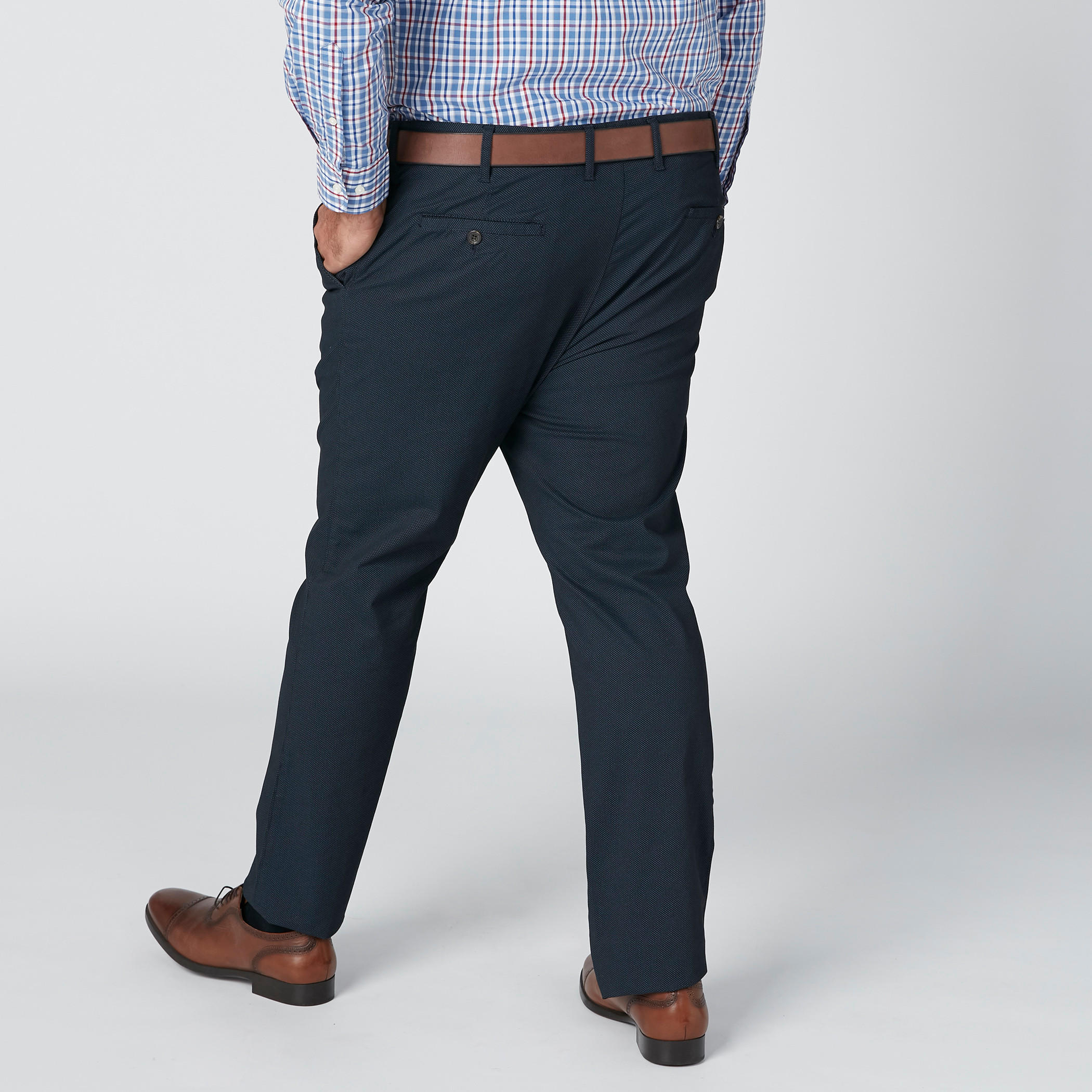 بنطال خصر متوسط بجيوب وعروات حزام-men-clothing-bottoms-trousersandchinos-trousers-image-4