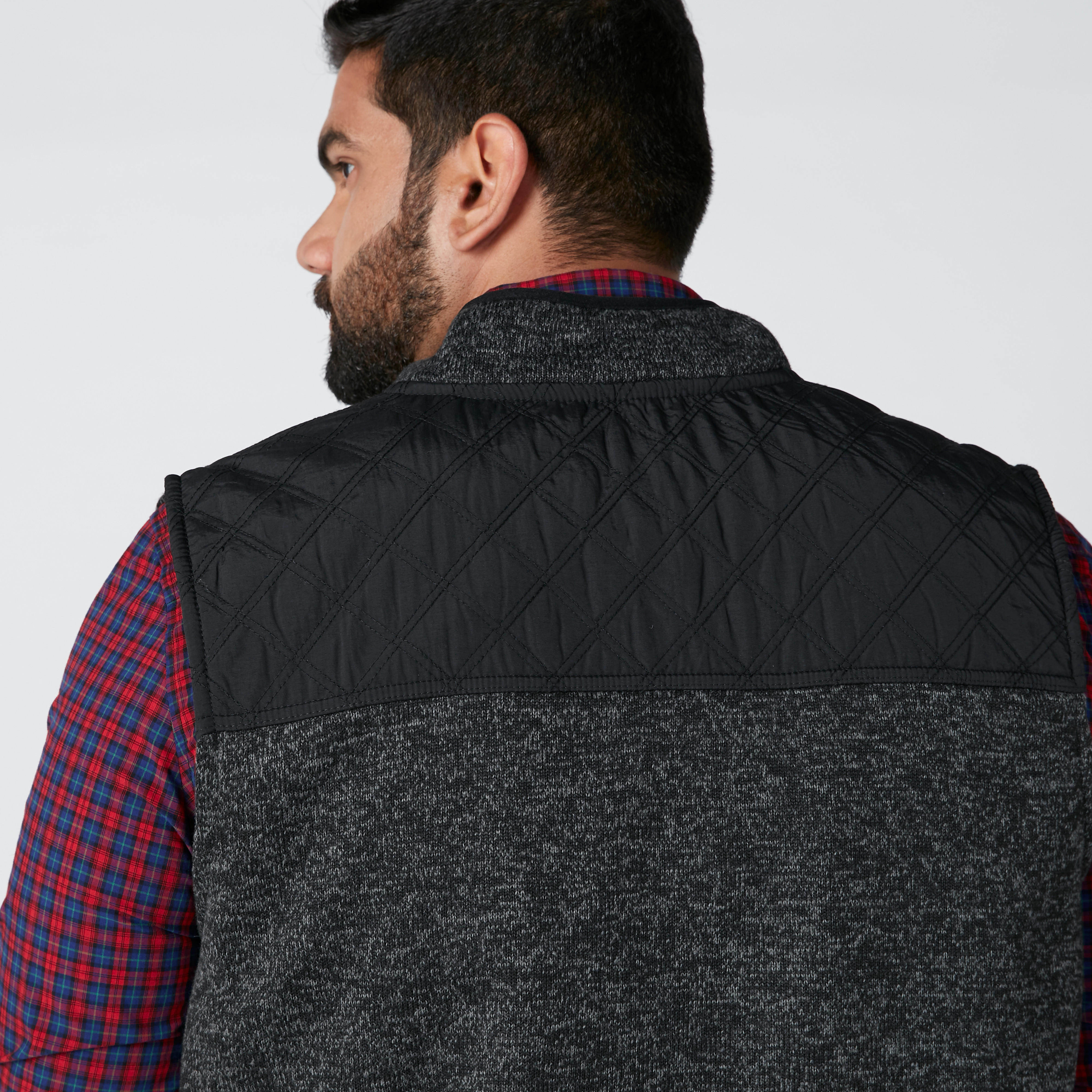 Textured Sleeveless Jacket with Pocket Detail-men-clothing-jacketsandblazers-jackets-image-5