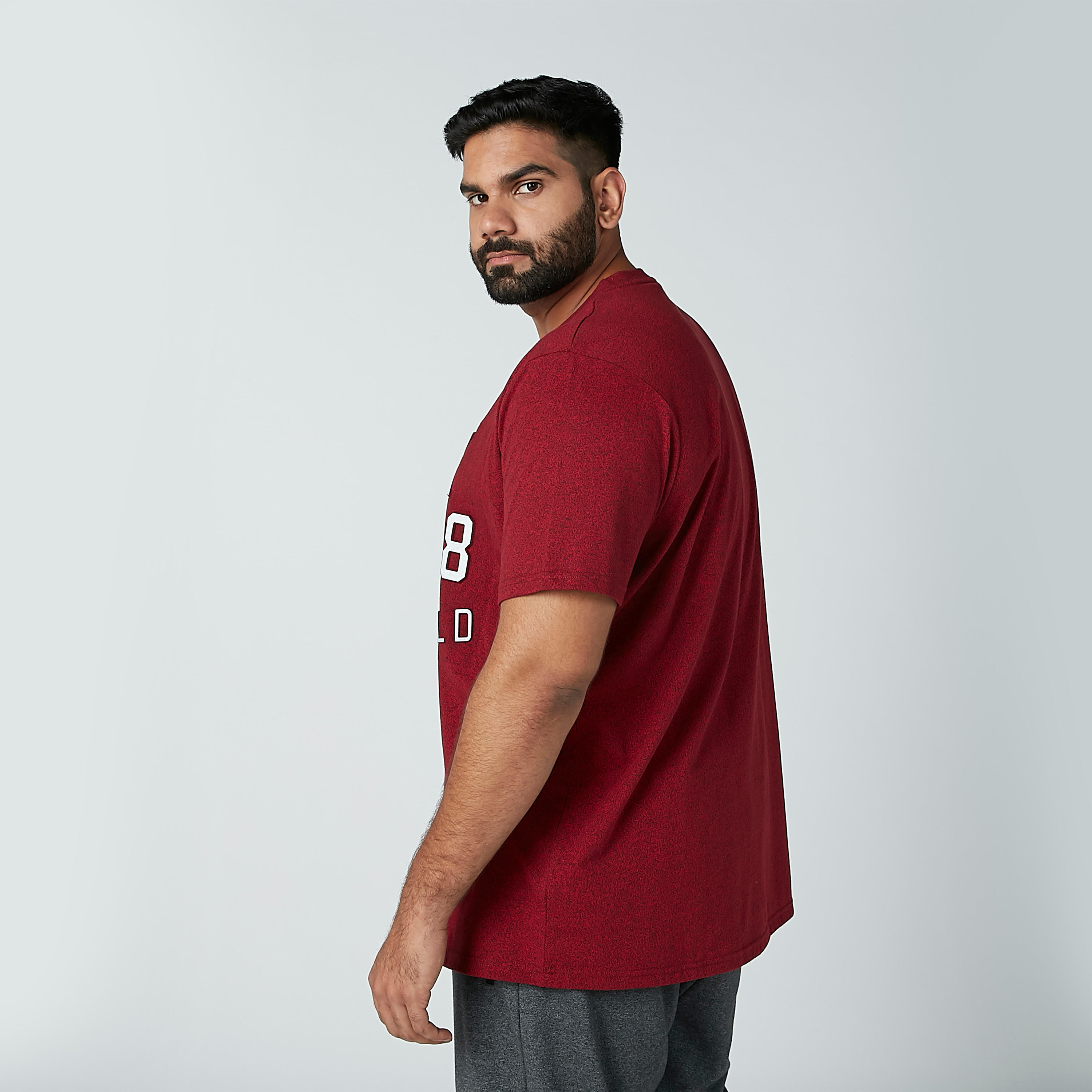 Printed T-shirt with Round Neck and Short Sleeves-men-clothing-tshirtsandpolos-tshirts-image-3