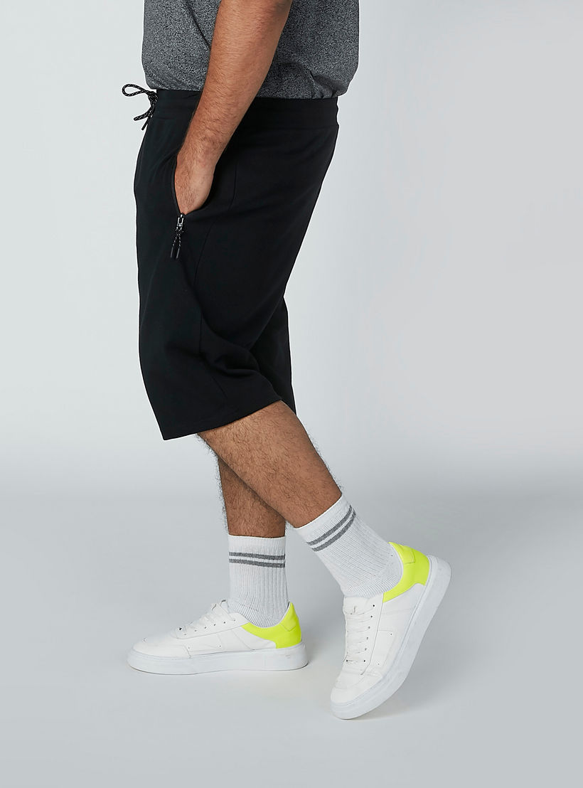 Plain Shorts with Pocket Detail and Drawstring-men-clothing-bottoms-shorts-image-4
