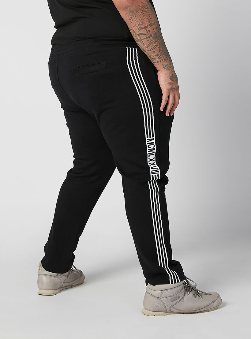 Striped Pants with Printed Drawstring and Pocket Detail-men-clothing-bottoms-trousersandchinos-trousers-image-1