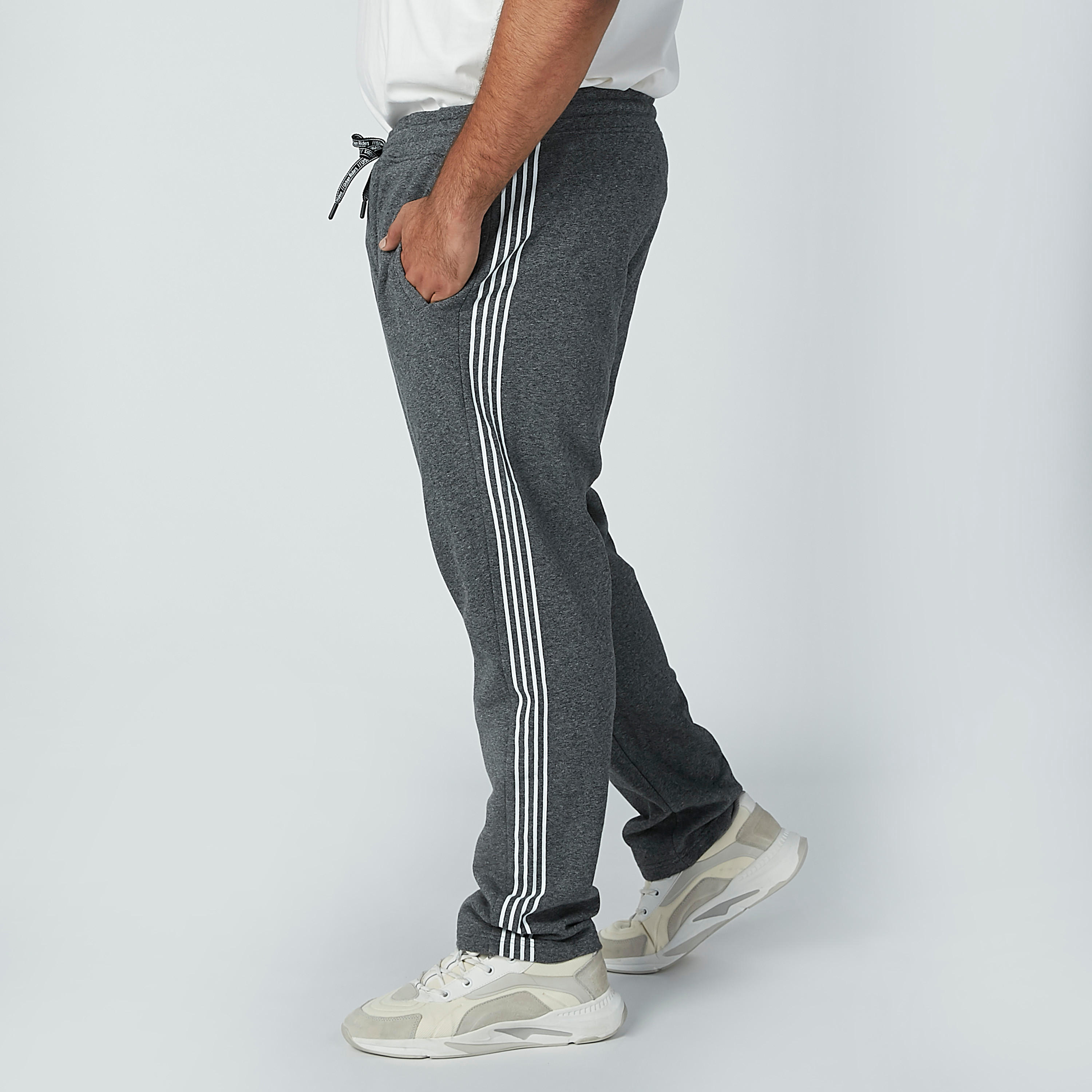 Tape Detail Pants with Pockets and Drawstring-men-clothing-bottoms-trousersandchinos-trousers-image-3