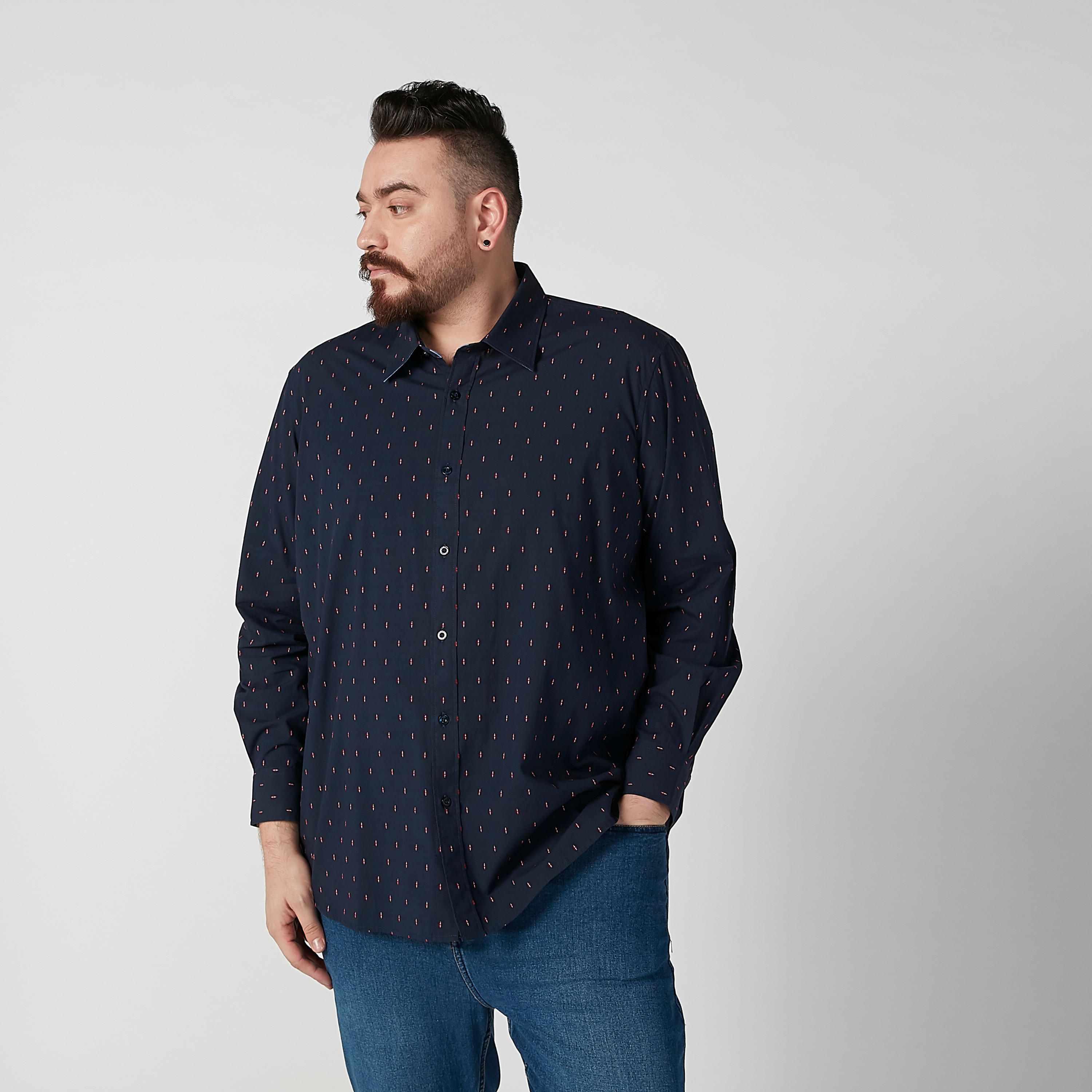 قميص بياقة عاديّة وأكمام طويلة وطبعات-men-clothing-shirts-image-1