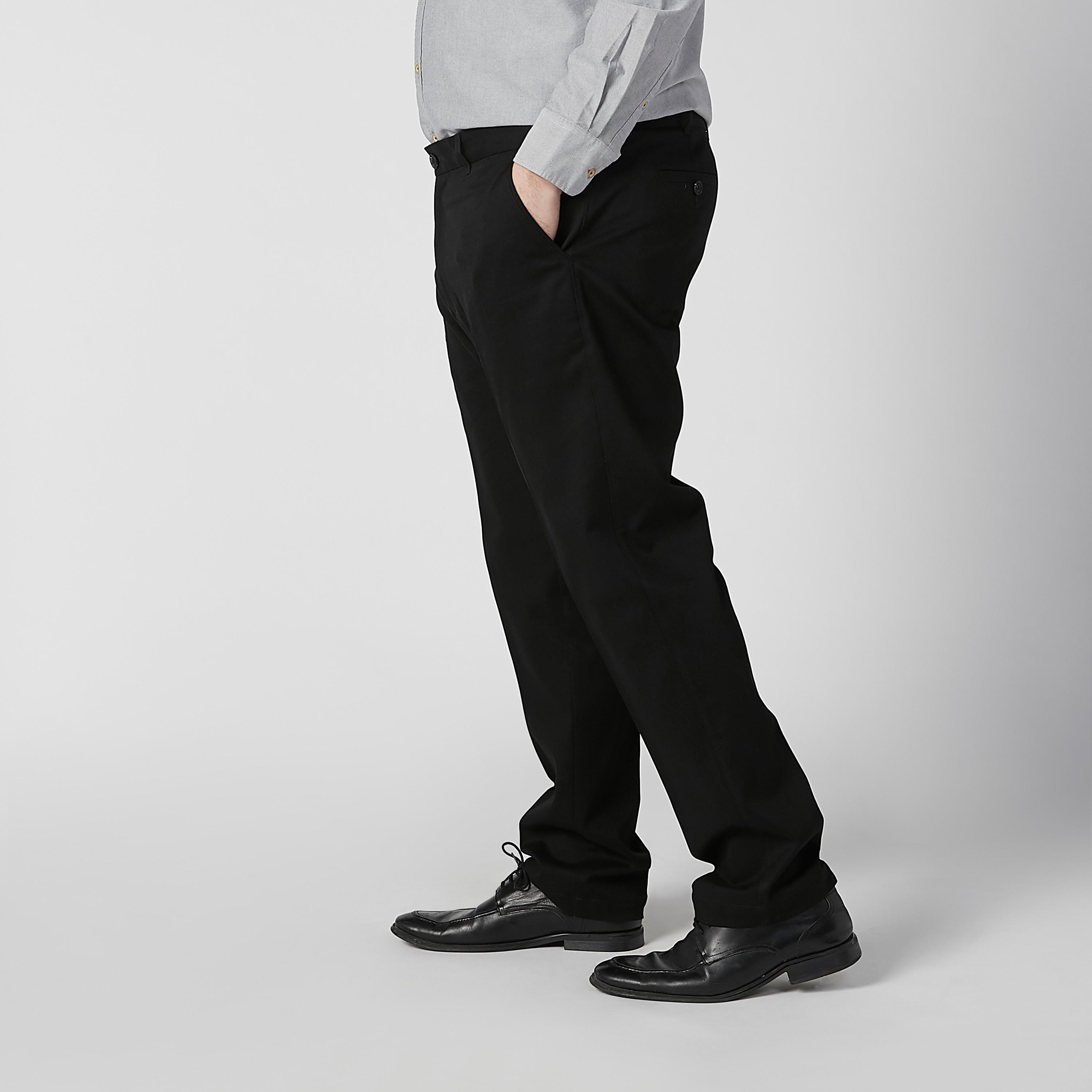 بنطلون سادة بجيوب وحلقات للحزام-men-clothing-bottoms-trousersandchinos-trousers-image-3