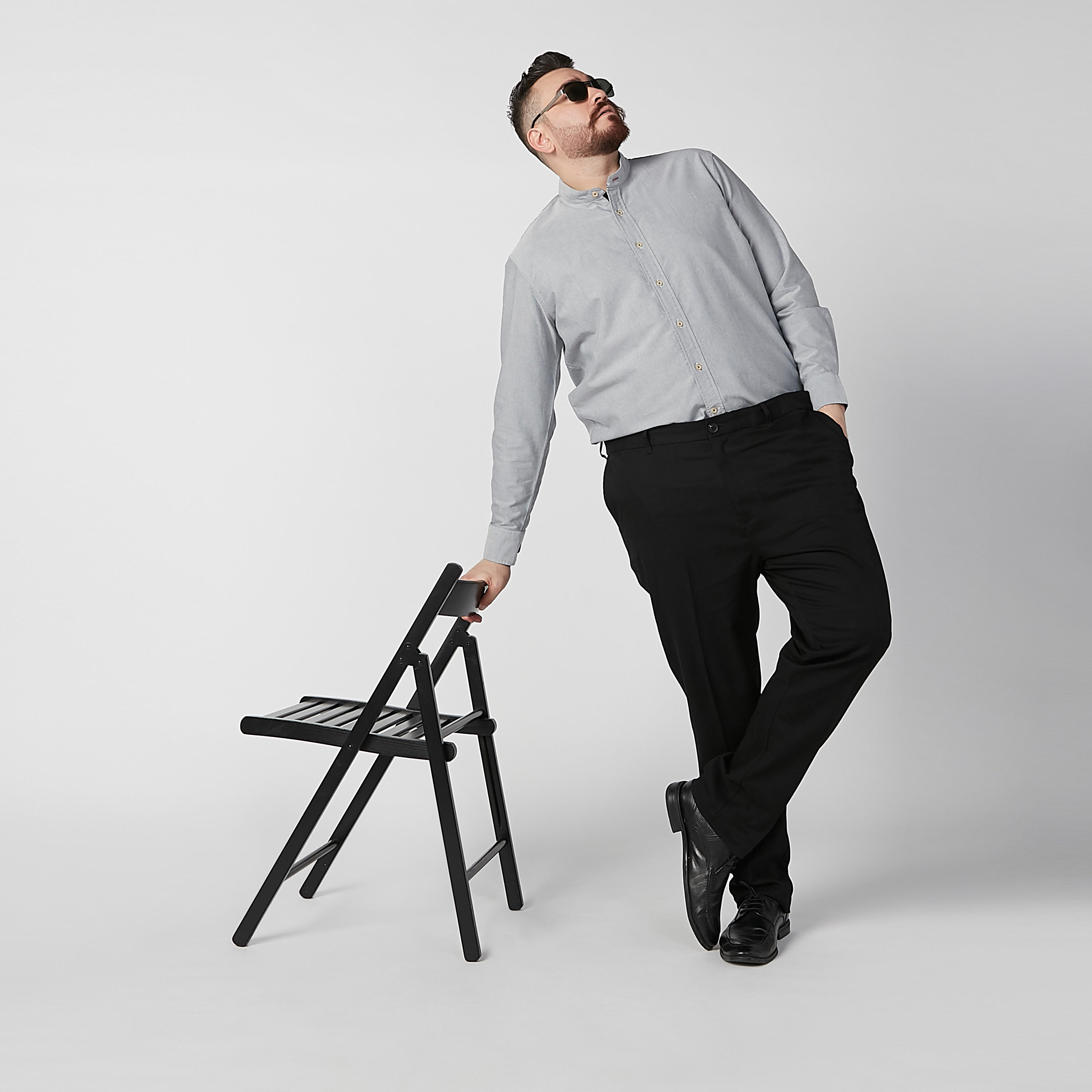 بنطلون سادة بجيوب وحلقات للحزام-men-clothing-bottoms-trousersandchinos-trousers-image-5