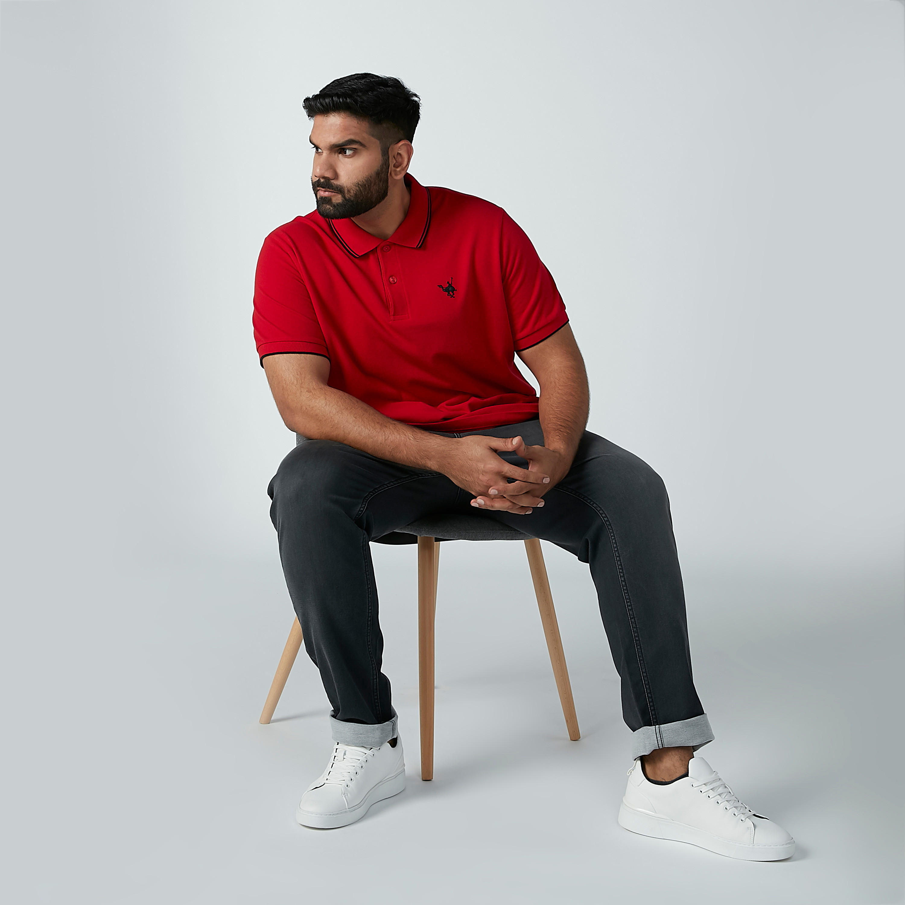 Polo T-shirt with Short Sleeves-men-clothing-tshirtsandpolos-polos-image-1