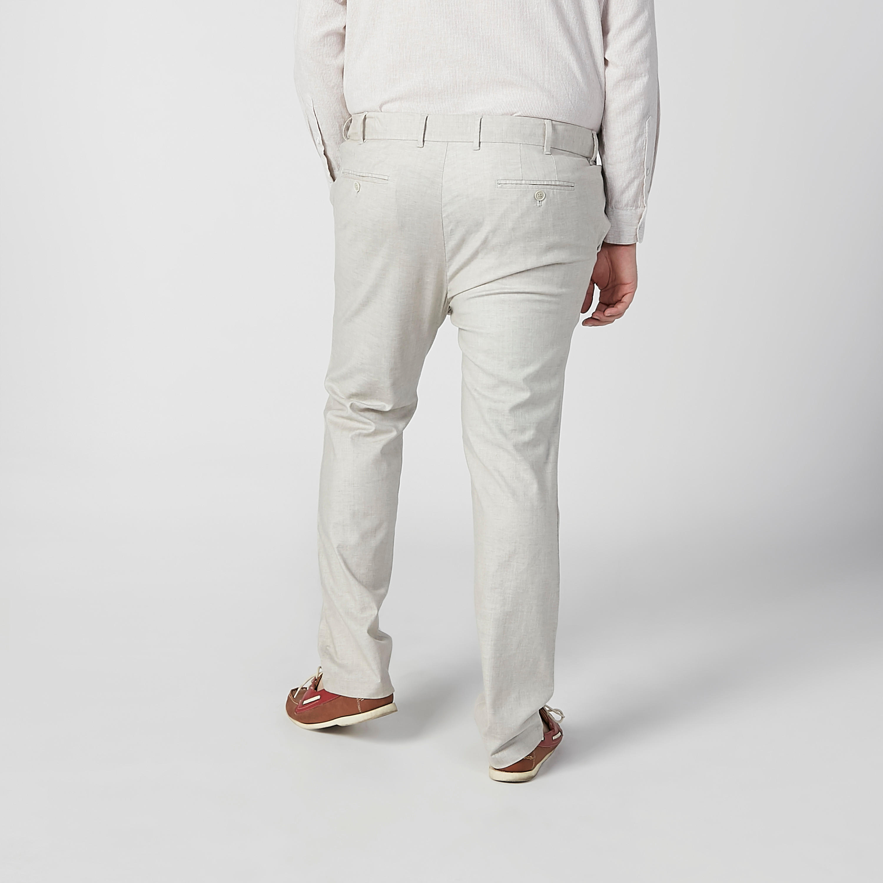 بنطلون رسمي سادة بجيوب وحلقات للحزام-men-clothing-bottoms-trousersandchinos-trousers-image-3