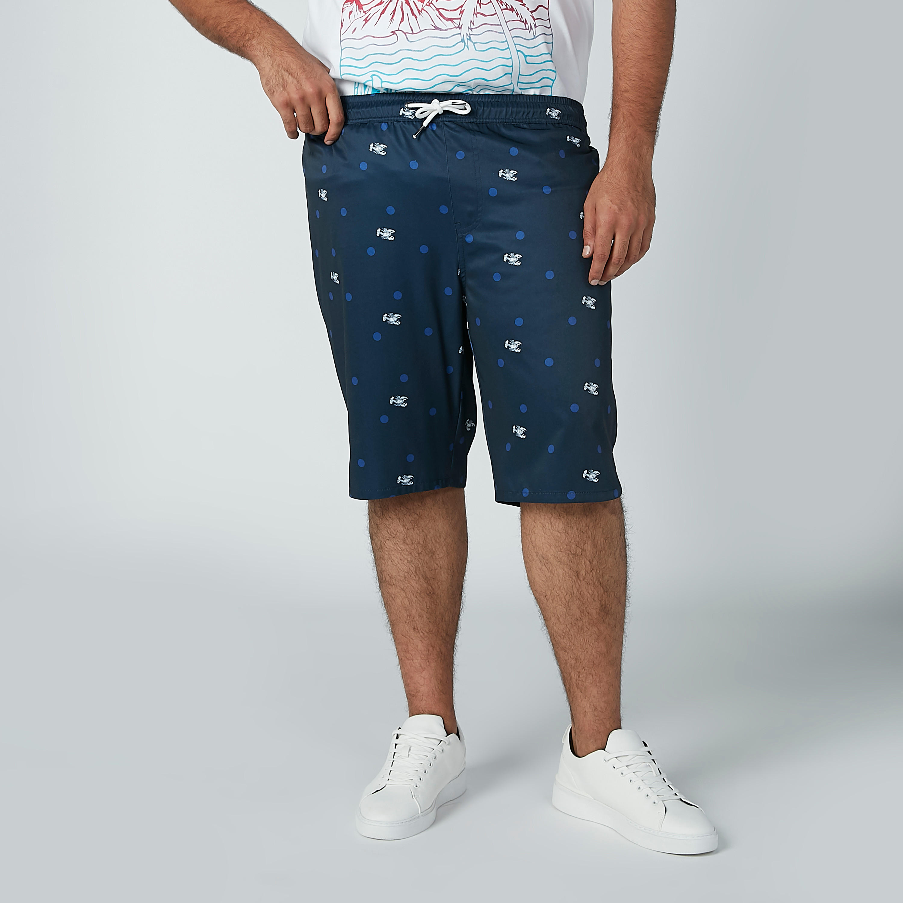 Printed Shorts with Drawstring Closure-men-clothing-bottoms-shorts-image-1