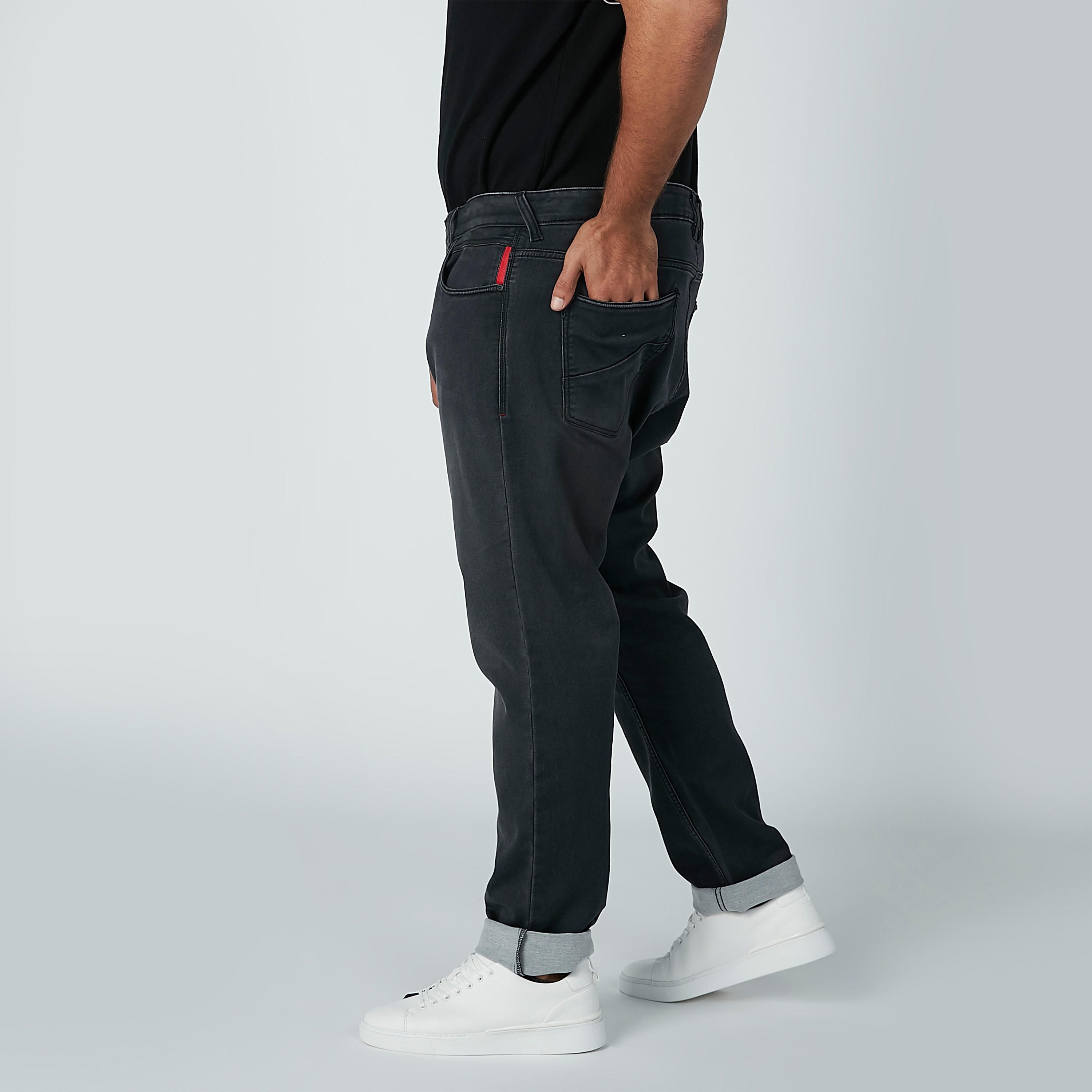Plain Jeans with Pocket Detail-men-clothing-bottoms-jeans-image-1