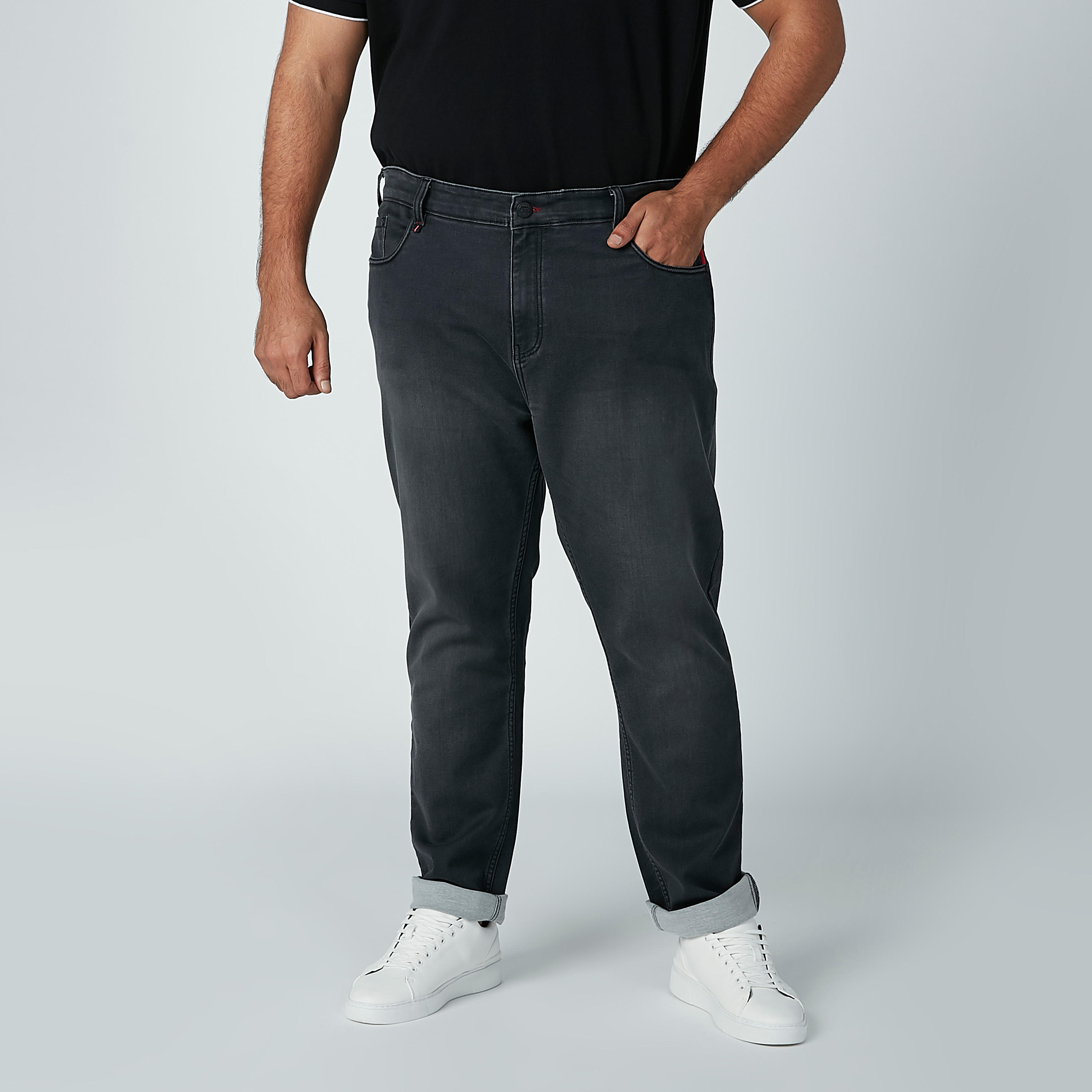 Plain Jeans with Pocket Detail-men-clothing-bottoms-jeans-image-3
