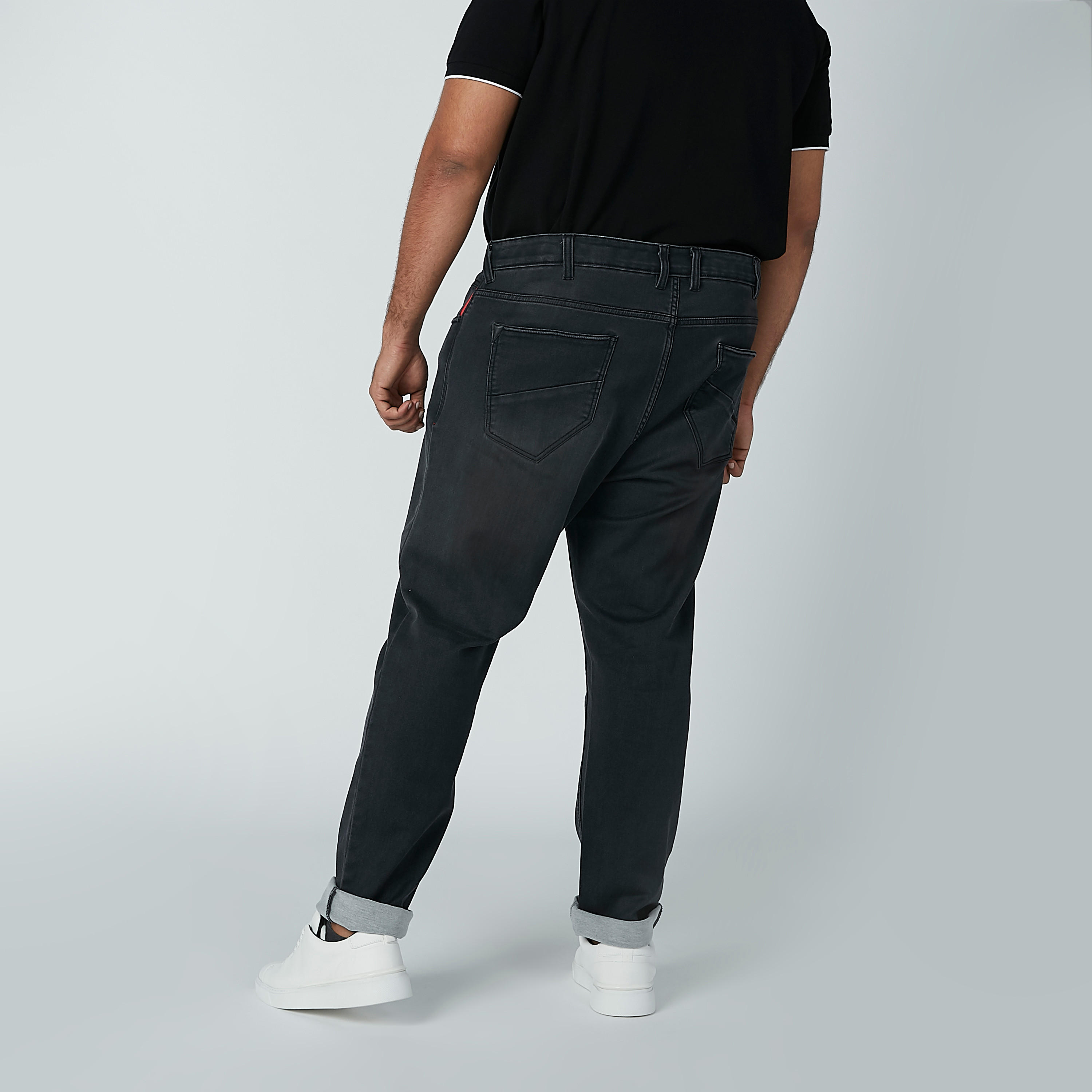 Plain Jeans with Pocket Detail-men-clothing-bottoms-jeans-image-4