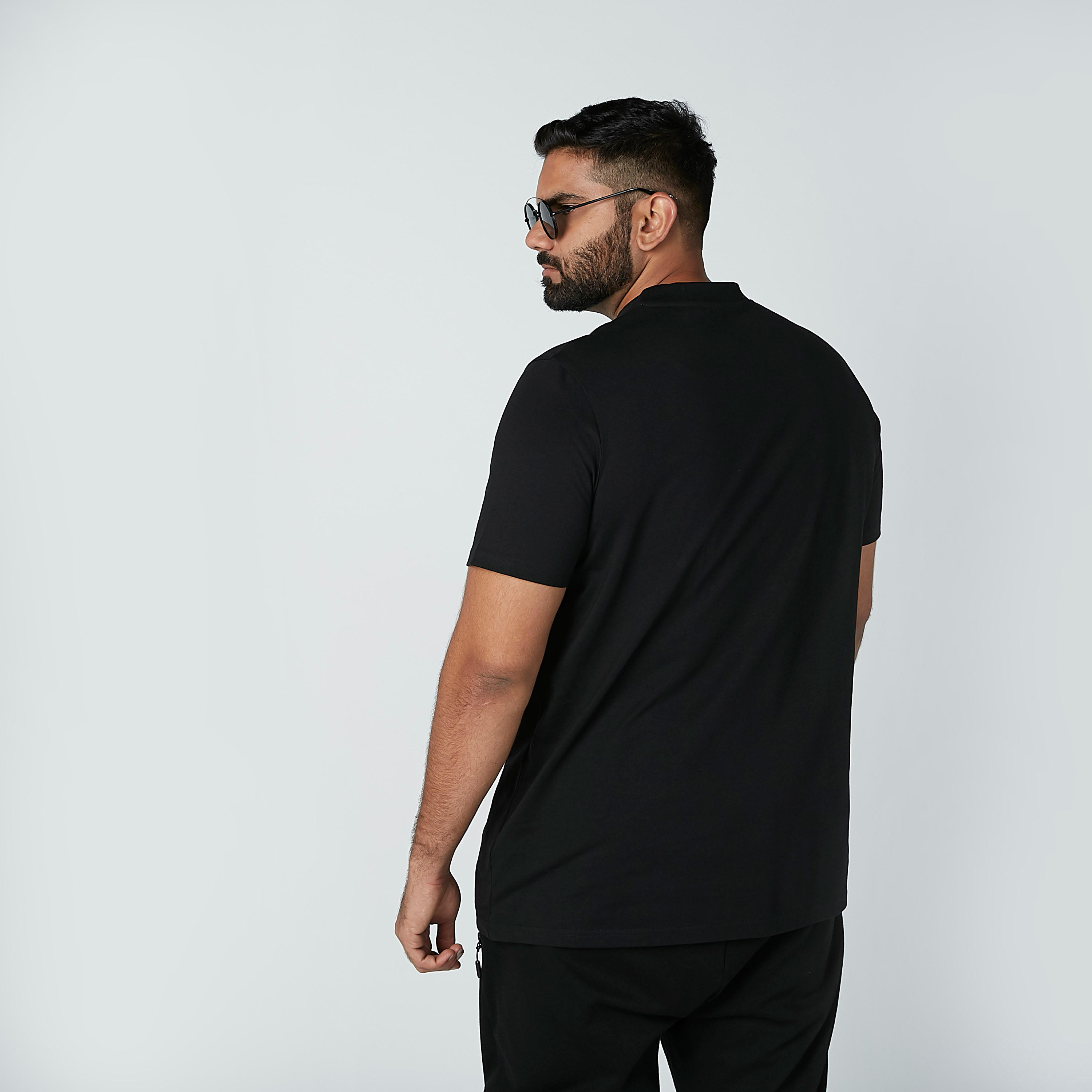 Printed T-shirt with Round Neck and Short Sleeves-men-clothing-tshirtsandpolos-tshirts-image-3