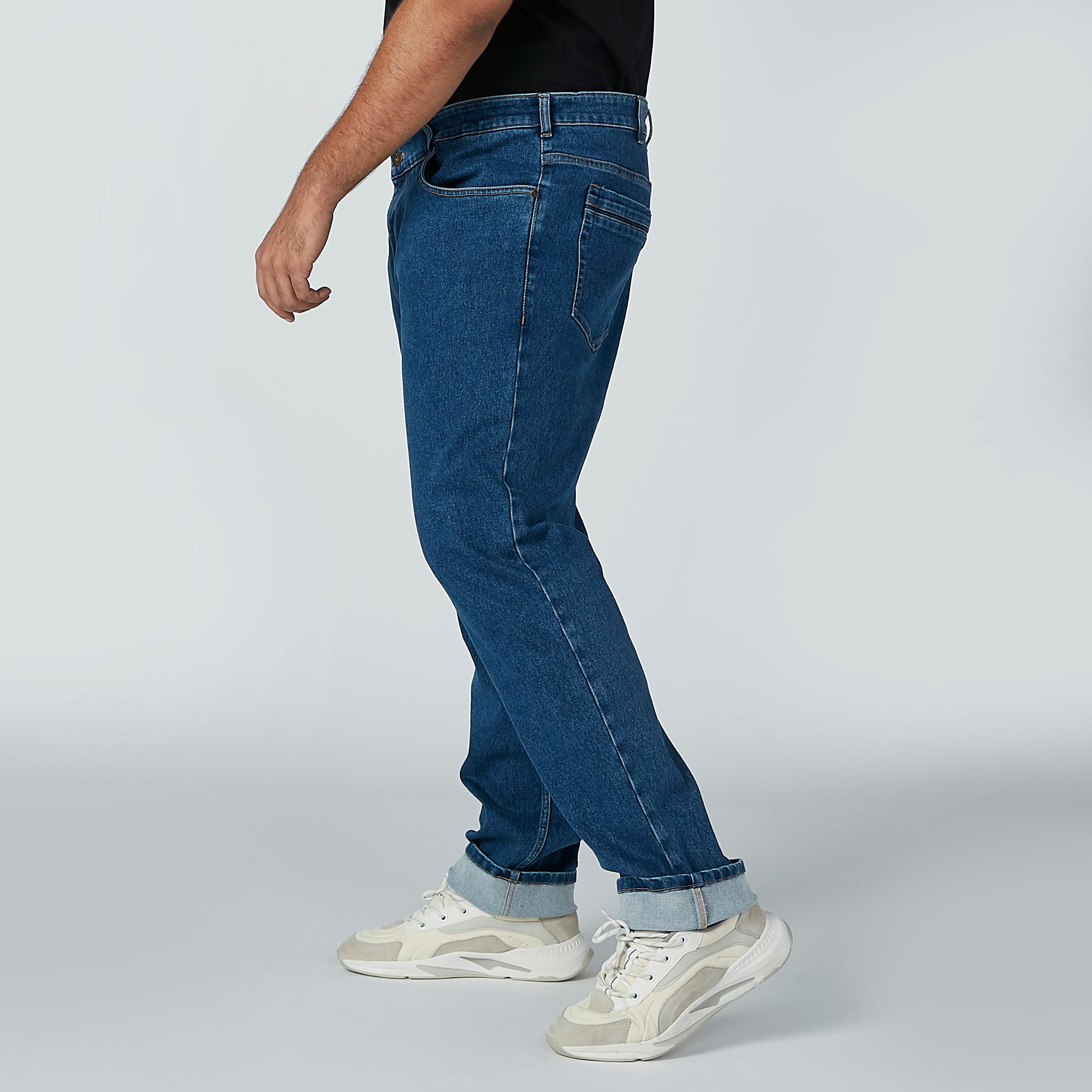 Denim Jeans with 5-Pockets and Button Closure-men-clothing-bottoms-jeans-image-2