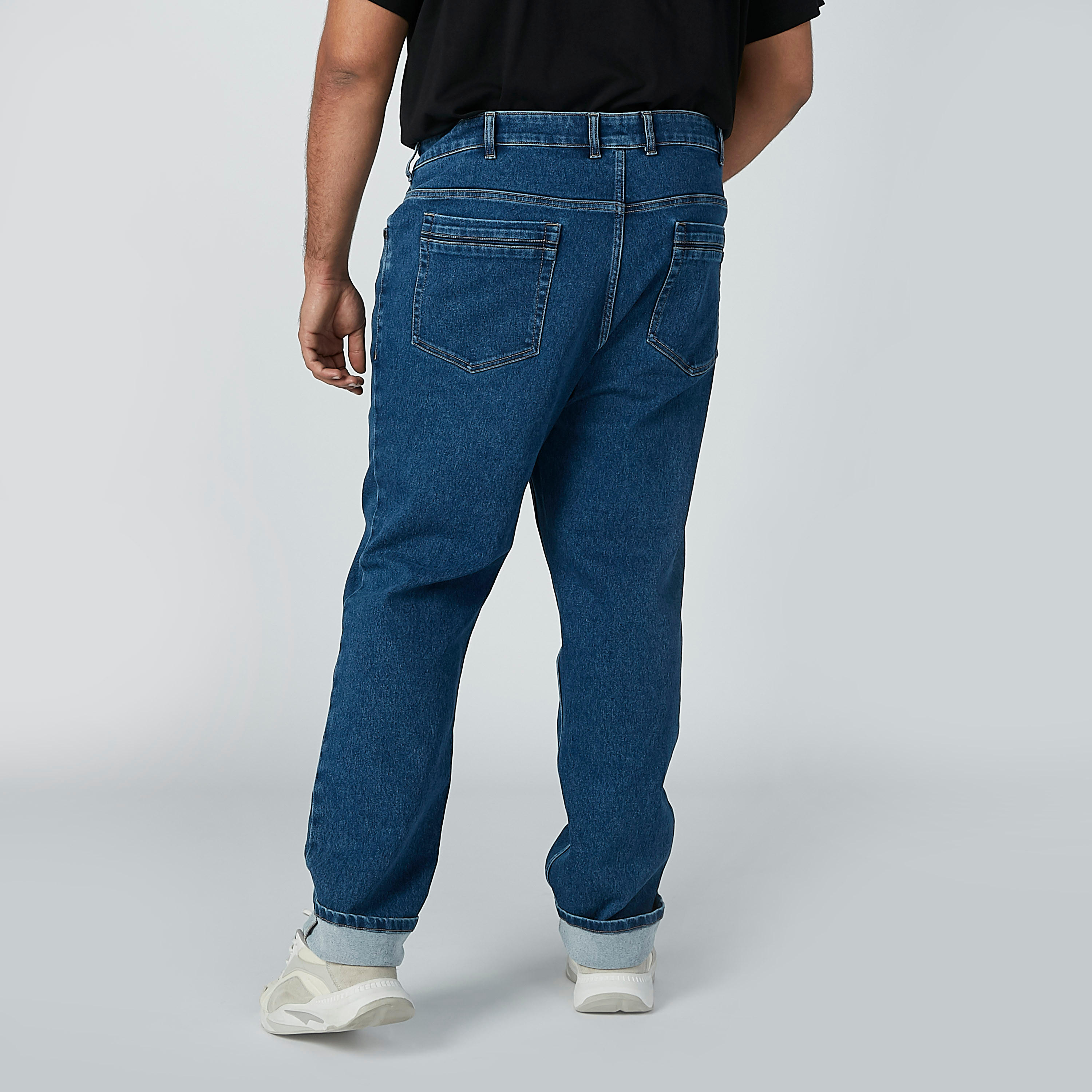 Denim Jeans with 5-Pockets and Button Closure-men-clothing-bottoms-jeans-image-4