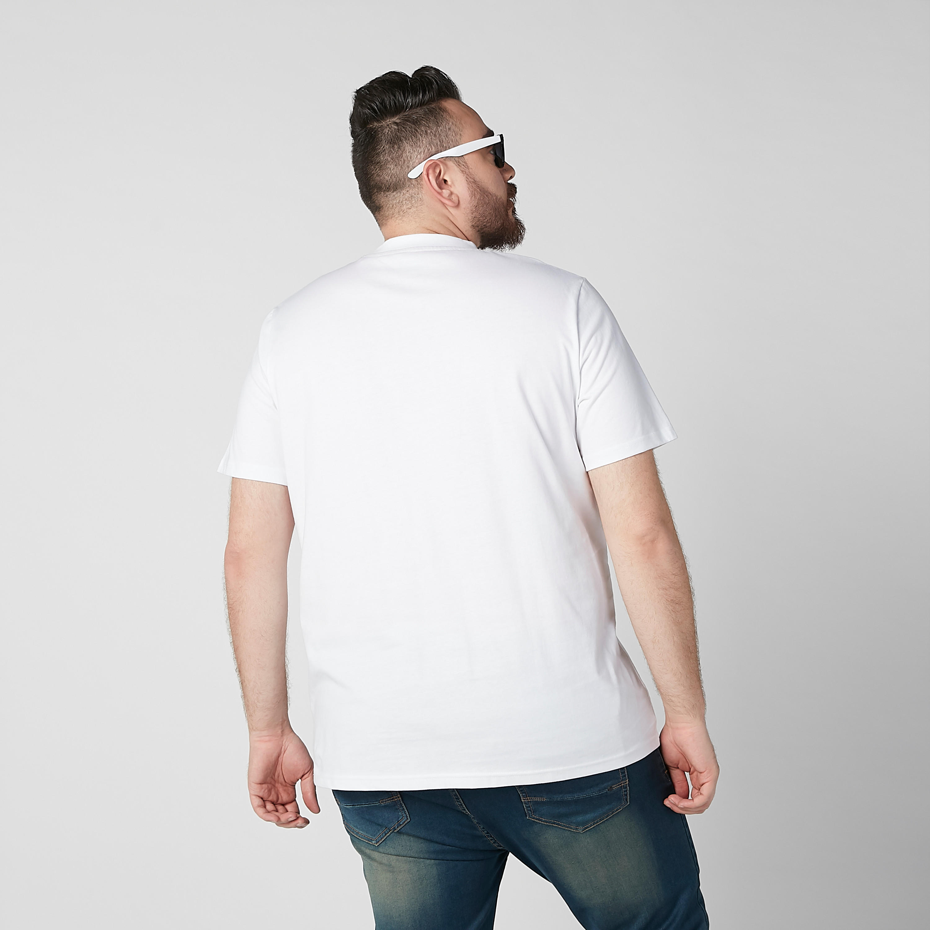 Printed T-shirt with Crew Neck and Short Sleeves-men-clothing-tshirtsandpolos-tshirts-image-4